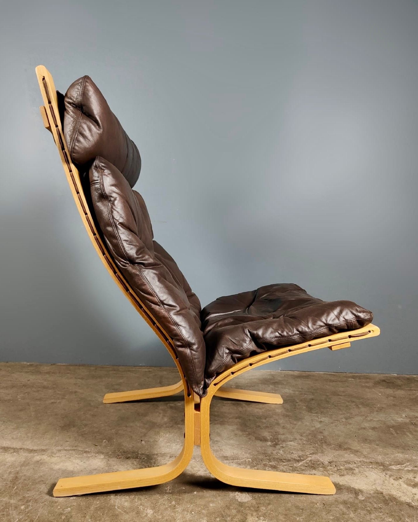 SOLD Pair Of Westnofa Siesta Leather Lounge Chairs By Ingmar Relling Mid Century Vintage Retro MCM