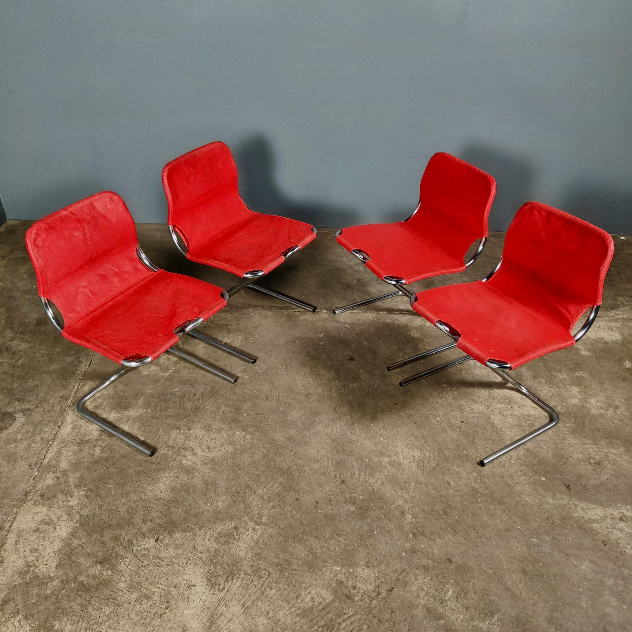 Four Formula Dining Chairs & Matching Table By Ruud Ekstrand & Christer Norman For Dux 1968 Sweden Mid Century Vintage Retro MCM