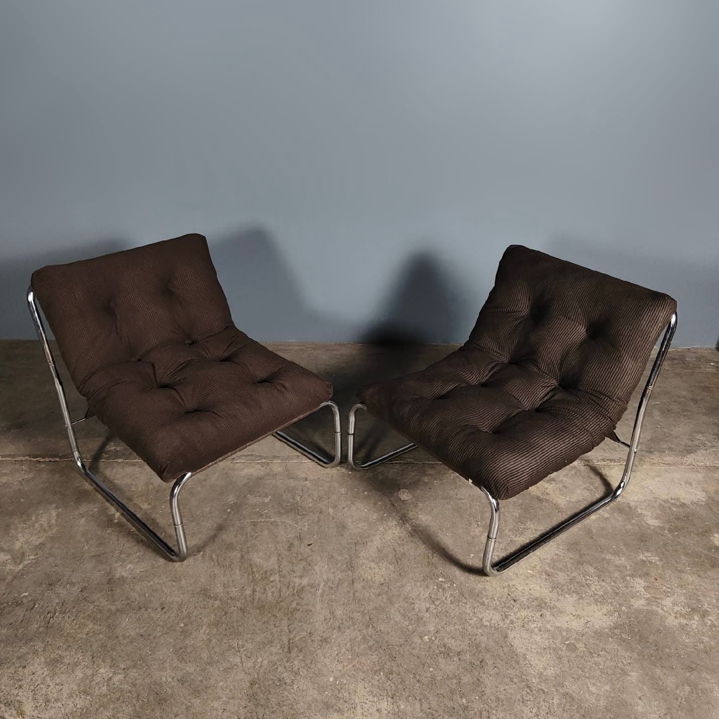 Mid Century Pair Of Pixi Lounge Chairs By Gillis Lundgren For Ikea 1970s Vintage Retro MCM