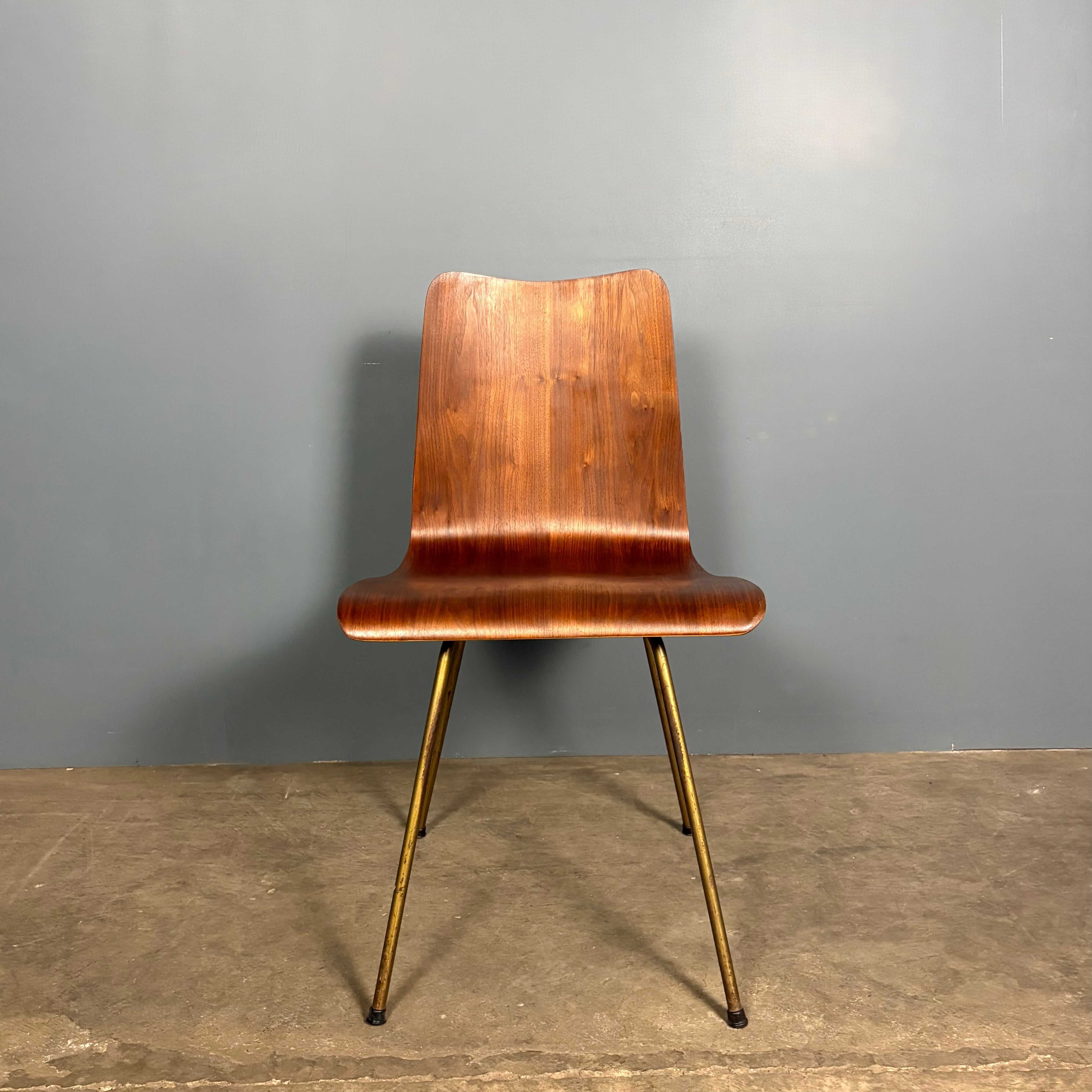 SOLD Sligh Lowry American Walnut Tambour Desk & Chair Mid Century Vintage Retro MCM