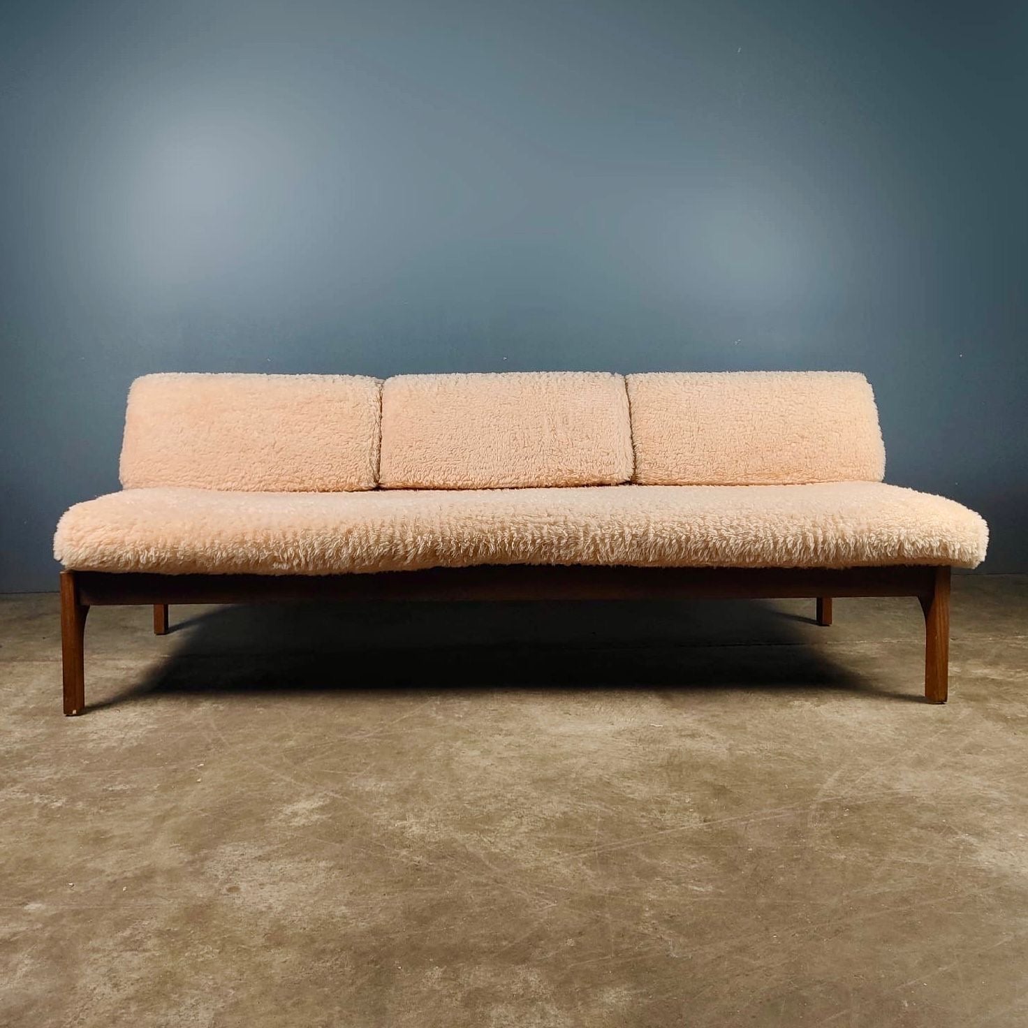 SOLD Toothill Sofa Bed, Three Seater Sofa In Original Upholstery & Coffee Table Mid Century Vintage Retro MCM