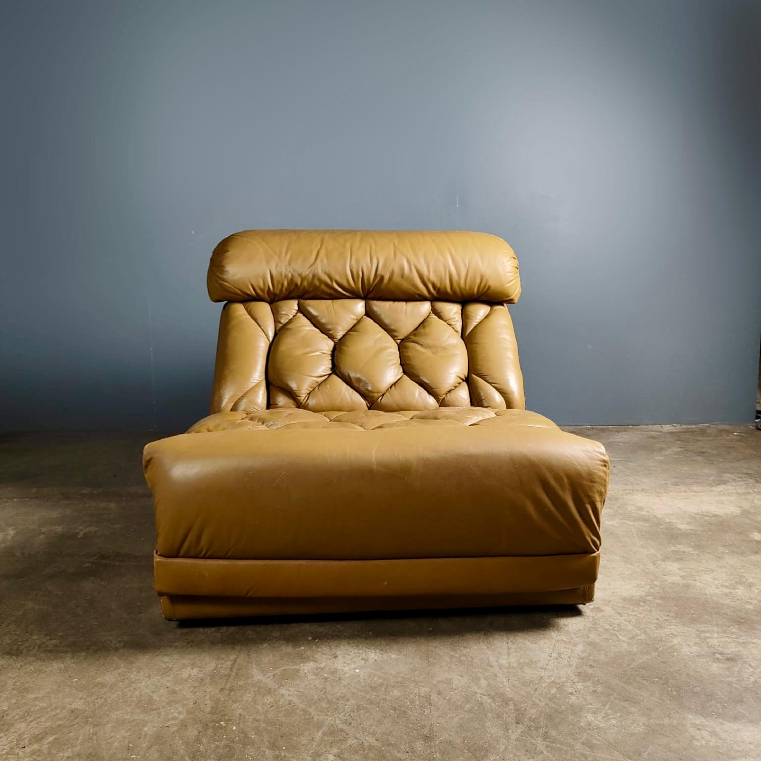 SOLD Pair Of Tetrad Leather Armchairs/Two Seater Sofa Mid Century Vintage Retro MCM