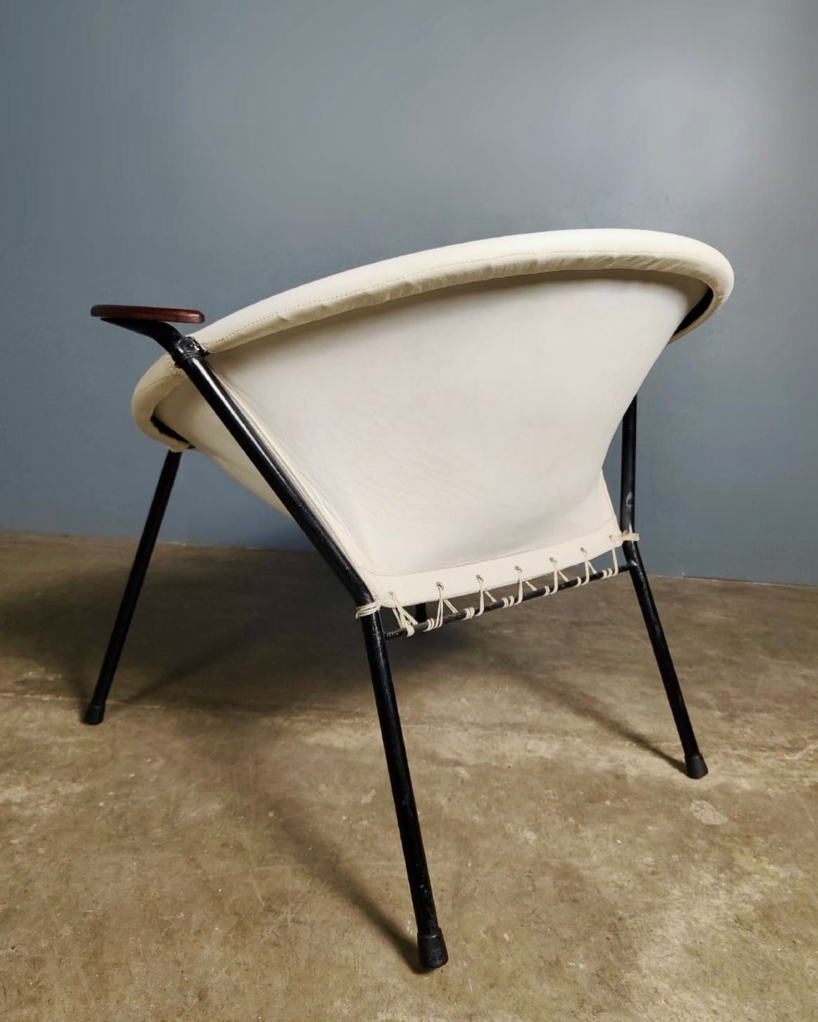 SOLD Hans Olsen Balloon Lounge Chair 1955 Lea Design Danish Mid Century Vintage Retro MCM