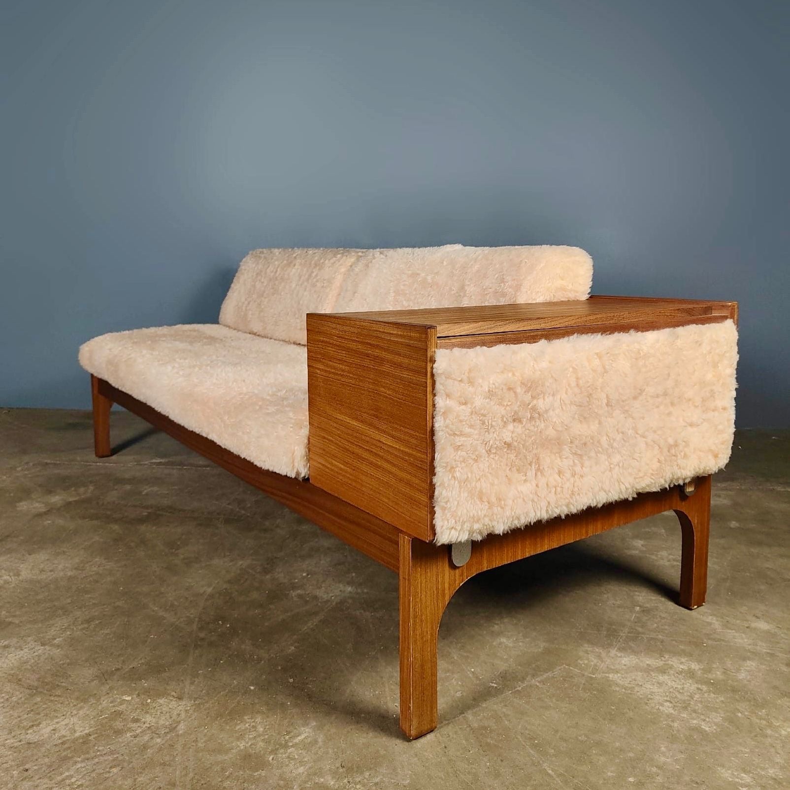 SOLD Toothill Sofa Bed, Three Seater Sofa In Original Upholstery & Coffee Table Mid Century Vintage Retro MCM