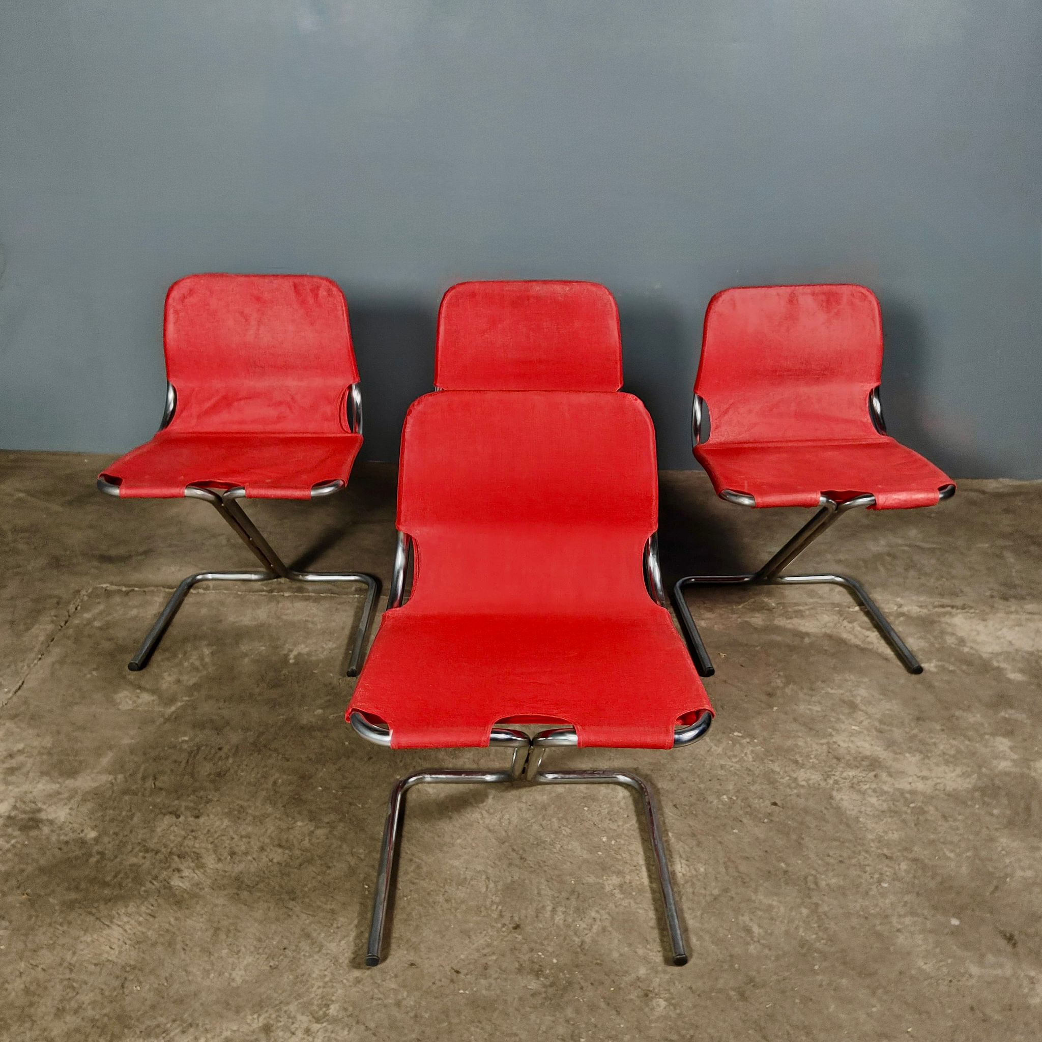Four Formula Dining Chairs & Matching Table By Ruud Ekstrand & Christer Norman For Dux 1968 Sweden Mid Century Vintage Retro MCM