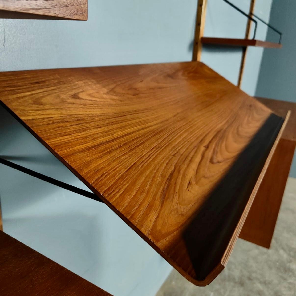 Mid Century Poul Cadovius Royal System Cado Large Teak Wall Unit Vintage Retro MCM