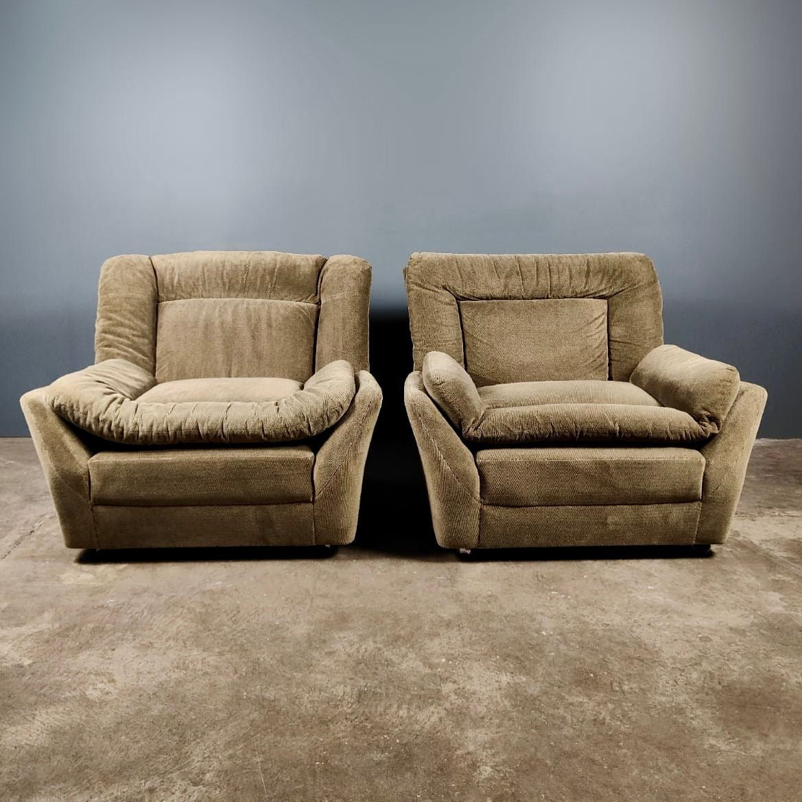 SOLD Howard Keith HK London Mid Century Two Seater Sofa & Armchair Green Helmsdale Vintage Retro MCM