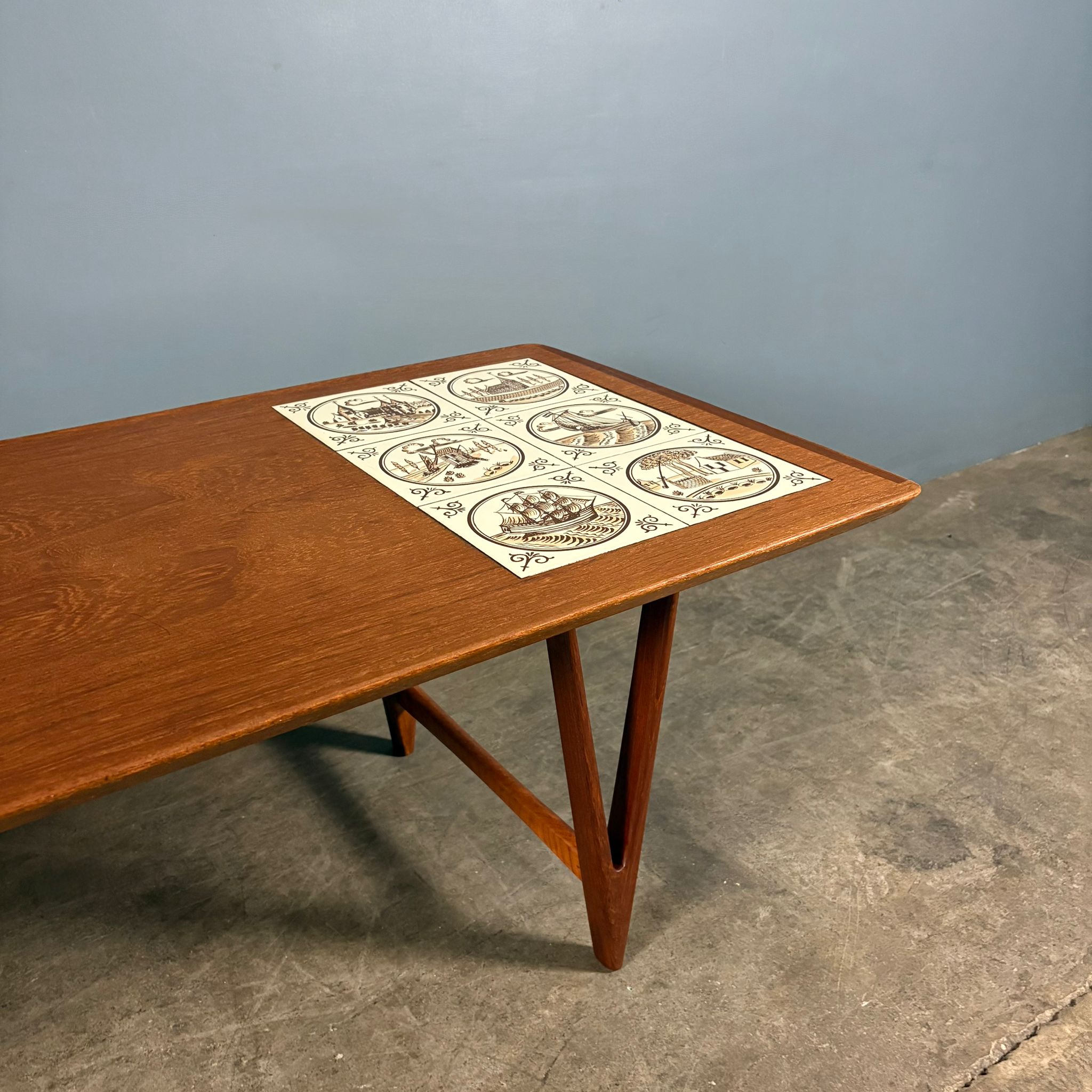 Mid Century Danish Coffee Table By E. W. Bach Kurt Østervig Vintage Retro MCM