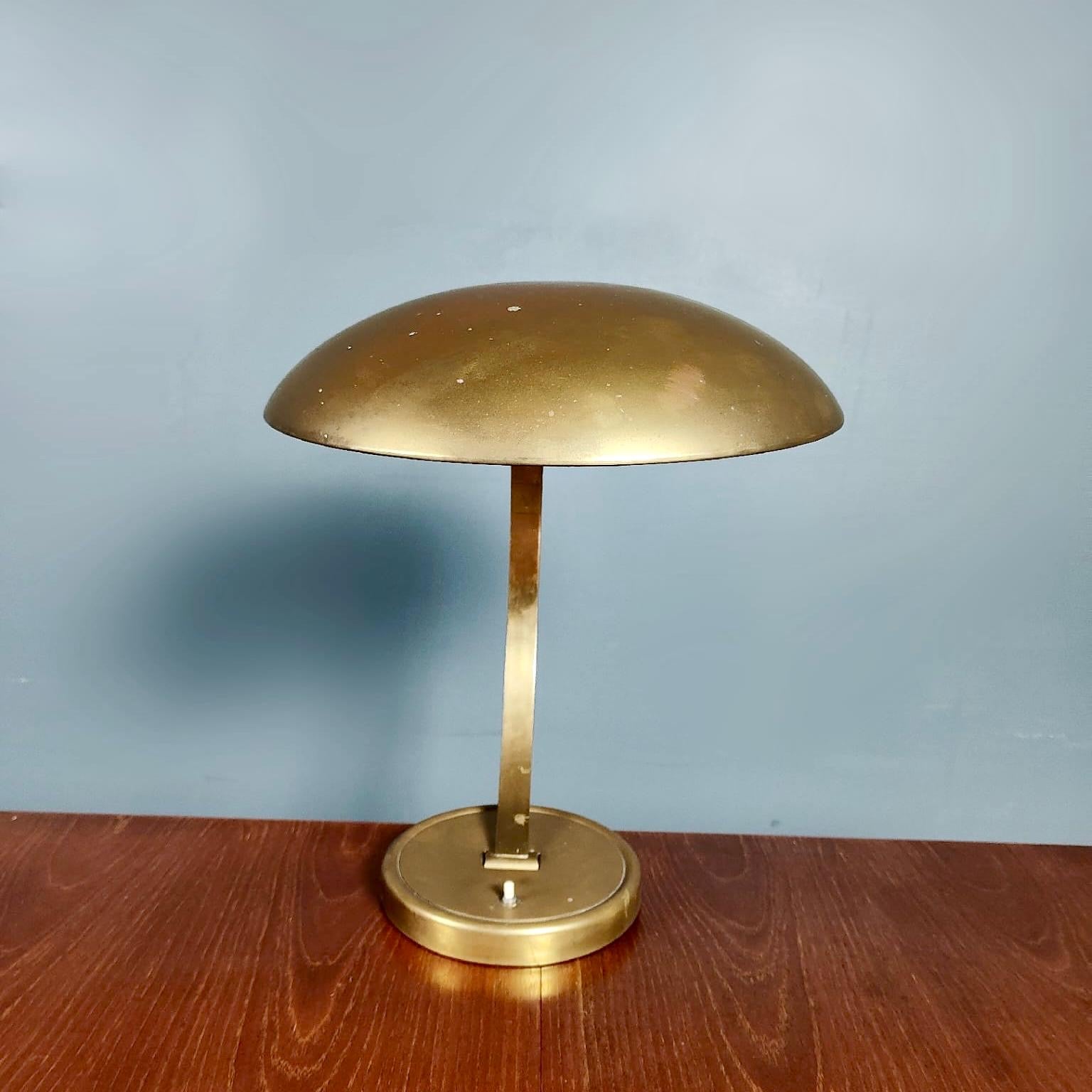 SOLD Christian Dell For Kaiser Idell Model 6751 Brass Table/Desk Lamp Mid Century Vintage Retro MCM