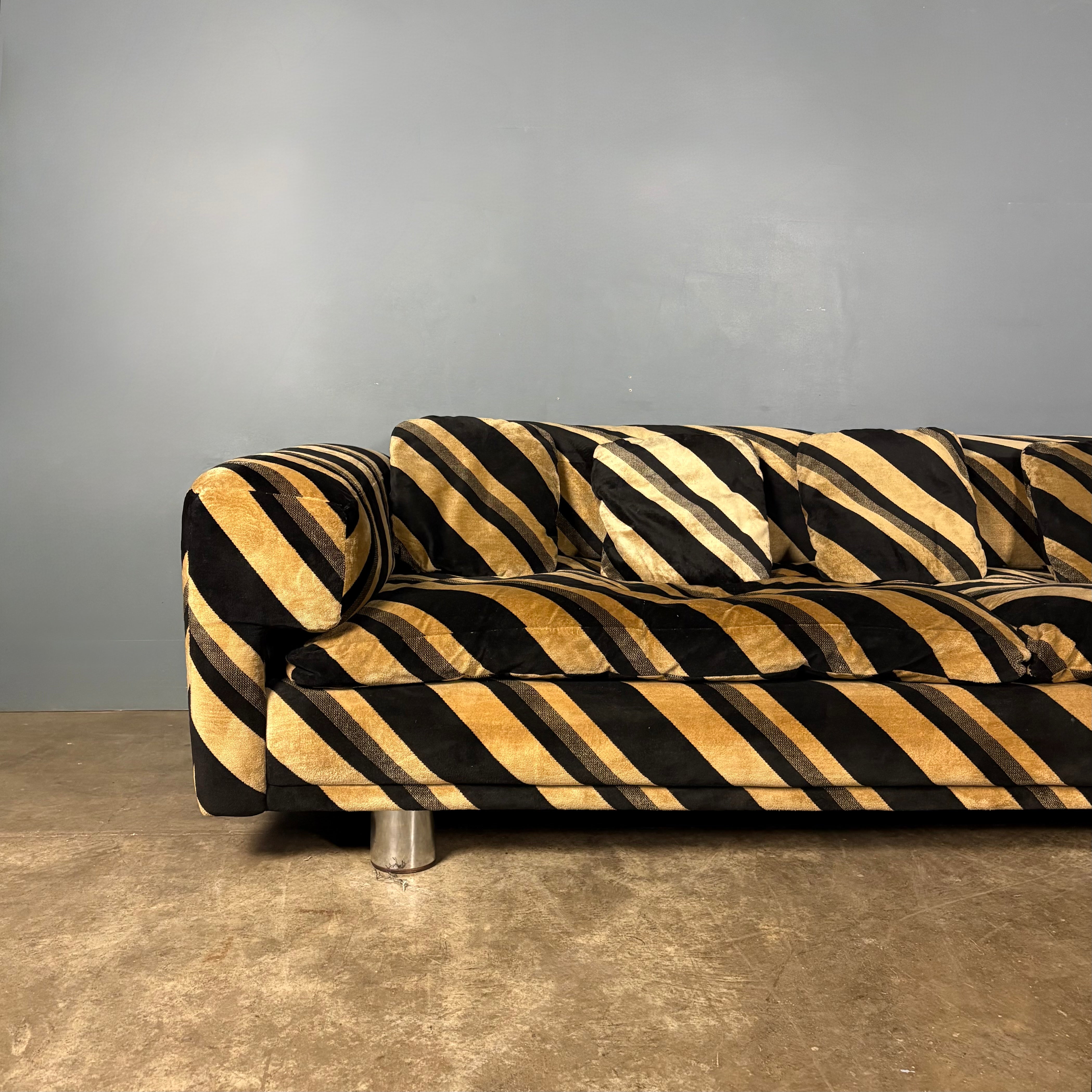 Howard Keith Original Diplomat Three Seater Sofa By HK London Diplomat Mid Century Vintage Retro MCM