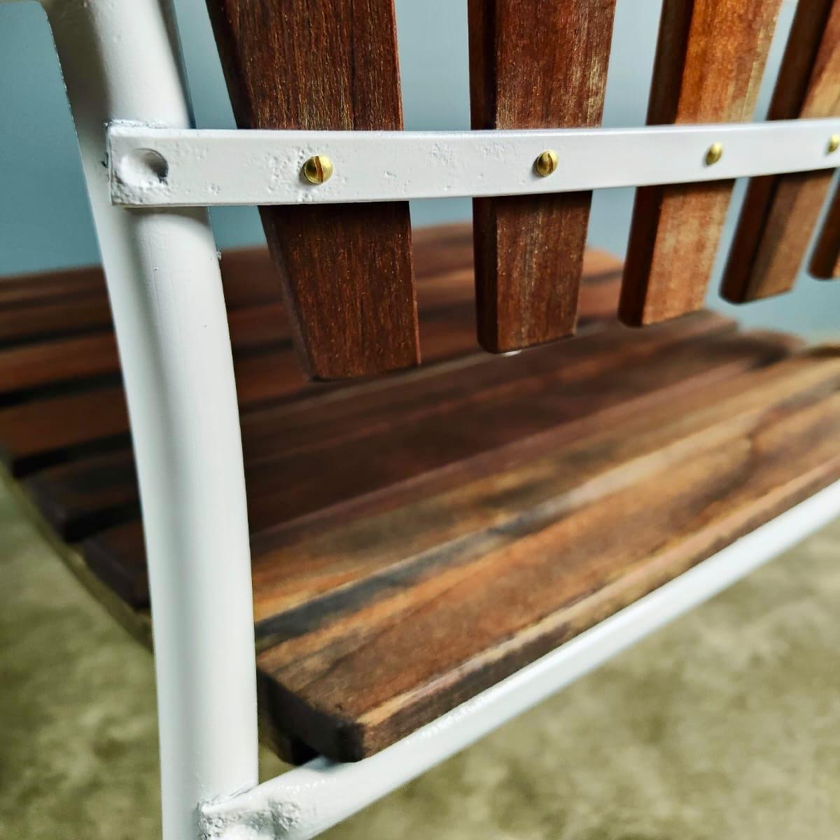 SOLD Danish Teak Daneline BKS 4 Garden Stacking Chairs & Table Mid Century Vintage Retro MCM