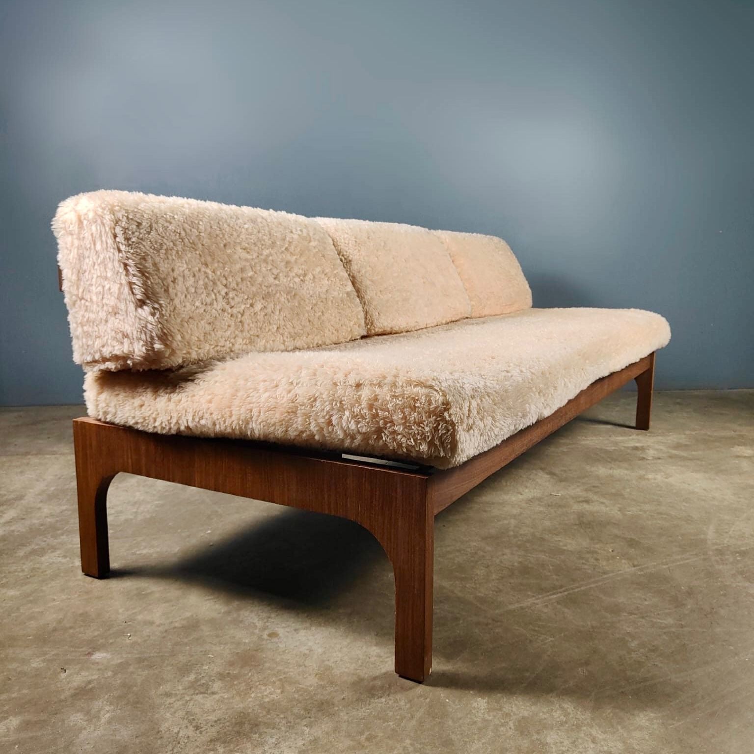 SOLD Toothill Sofa Bed, Three Seater Sofa In Original Upholstery & Coffee Table Mid Century Vintage Retro MCM