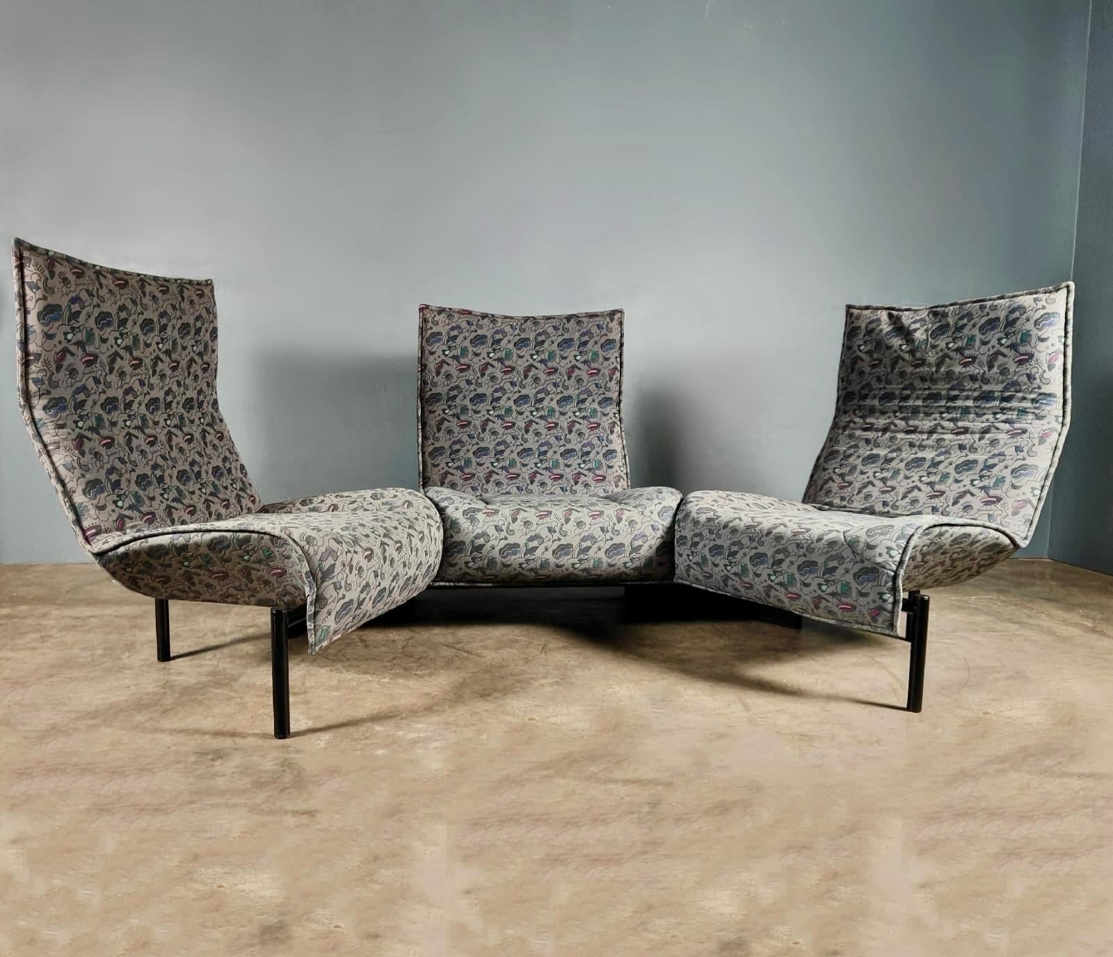 Vico Magistretti Veranda For Cassina Three Seater Sofa Mid Century Vintage Retro MCM