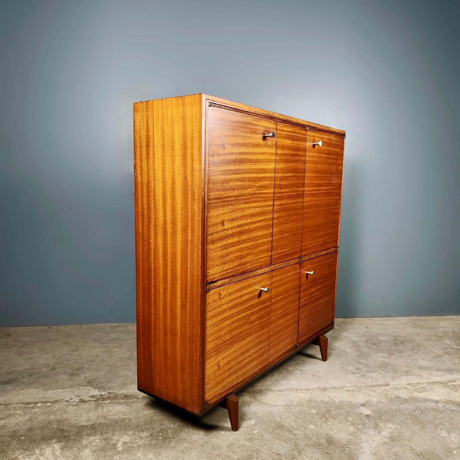 SOLD Robert Heritage Slim Tall Sideboard/Drinks Cabinet Storage Mid Century Vintage Retro MCM