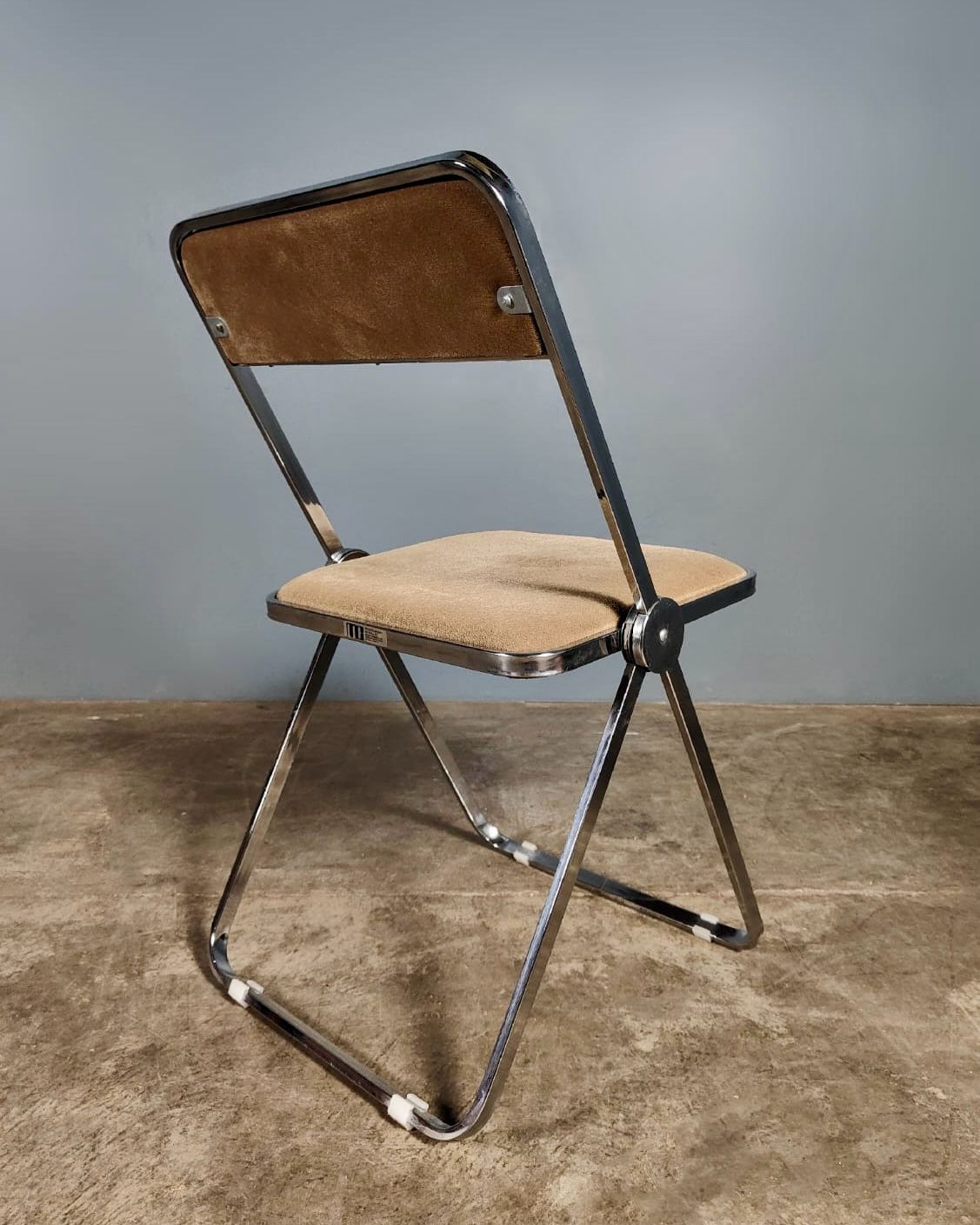 SOLD 6 x Mid Century Italian Chrome Folding Dining Chairs By Arredamenti Metallici Vintage Retro MCM