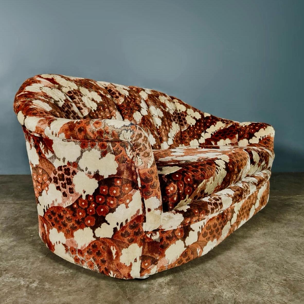 SOLD Mid Century Two Seater Sofa By Englender ‘Caliph’ 1978 Vintage Retro MCM