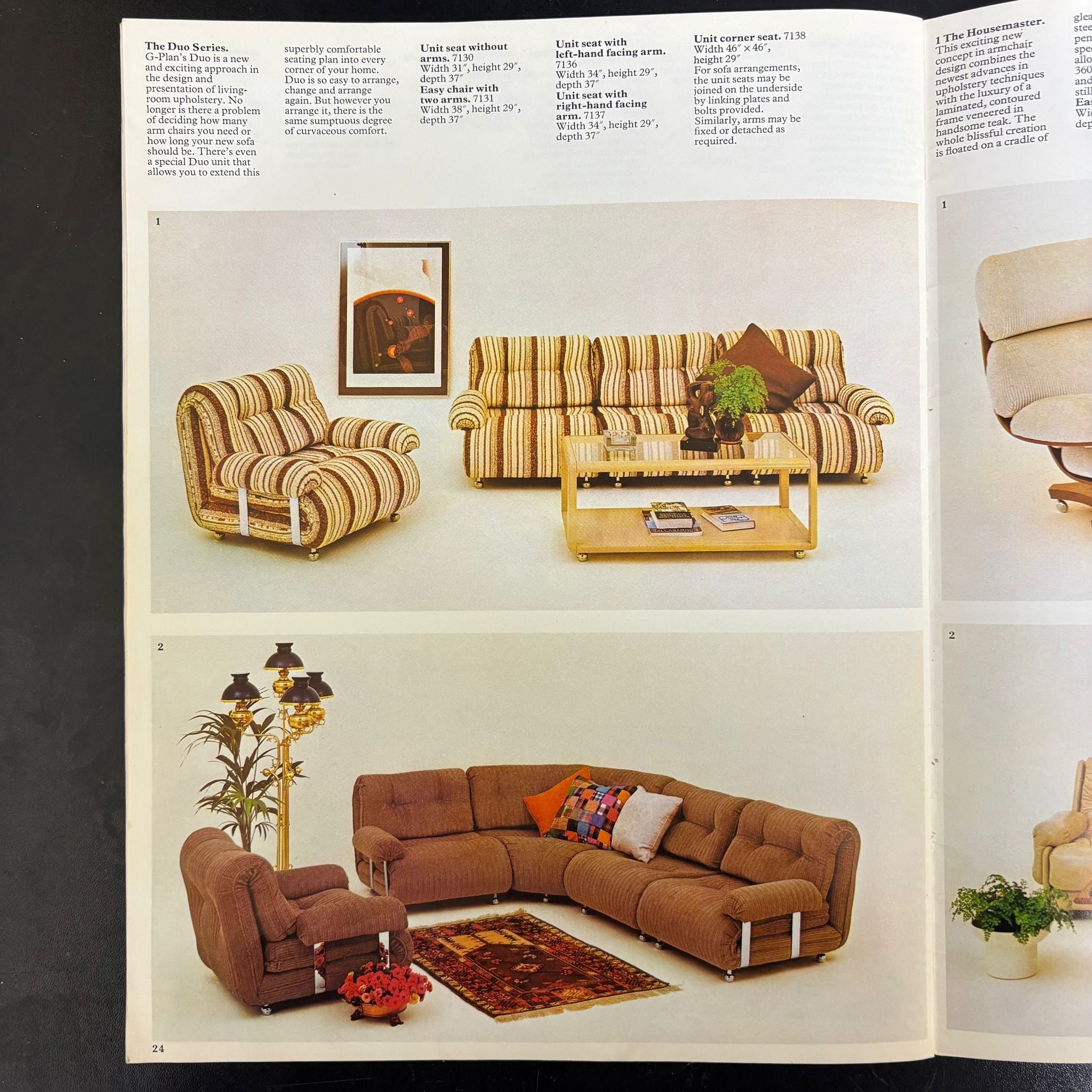 Mid Century G Plan Set Of 3 Modular Sofa/Armchairs Yellow Velvet Vintage Retro MCM