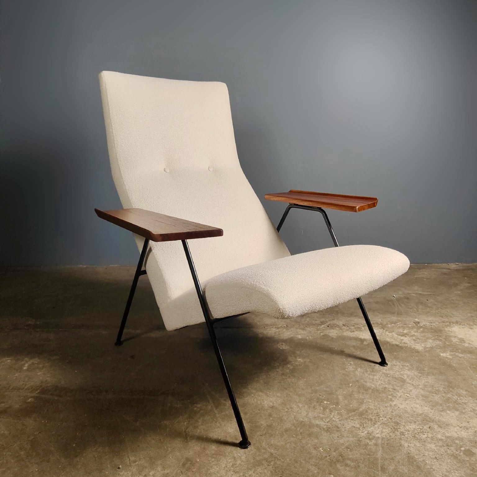 SOLD Pair Of Matching Robin Day For Hille 1952 Reclining Lounge Chairs Mid Century Vintage Retro MCM