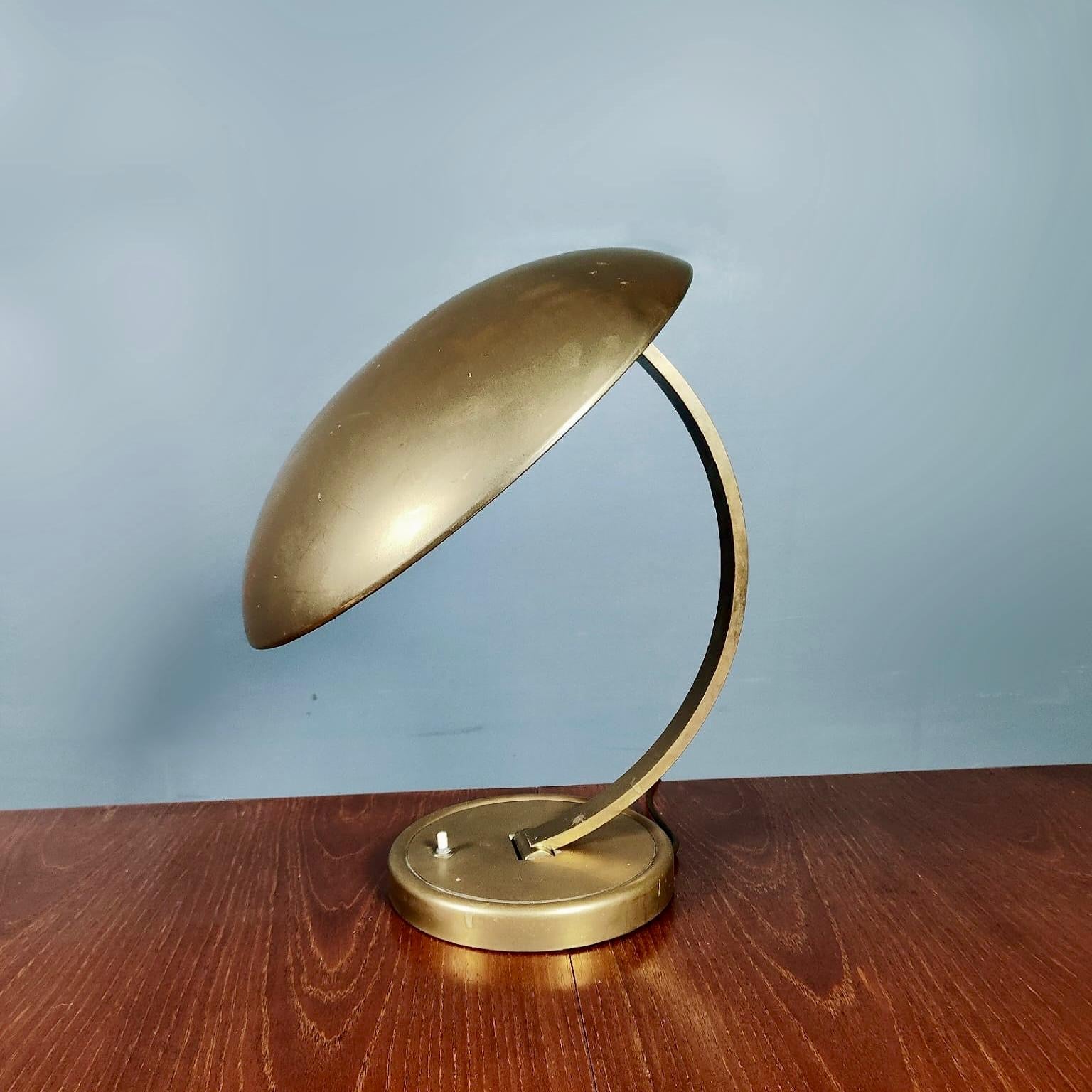 SOLD Christian Dell For Kaiser Idell Model 6751 Brass Table/Desk Lamp Mid Century Vintage Retro MCM