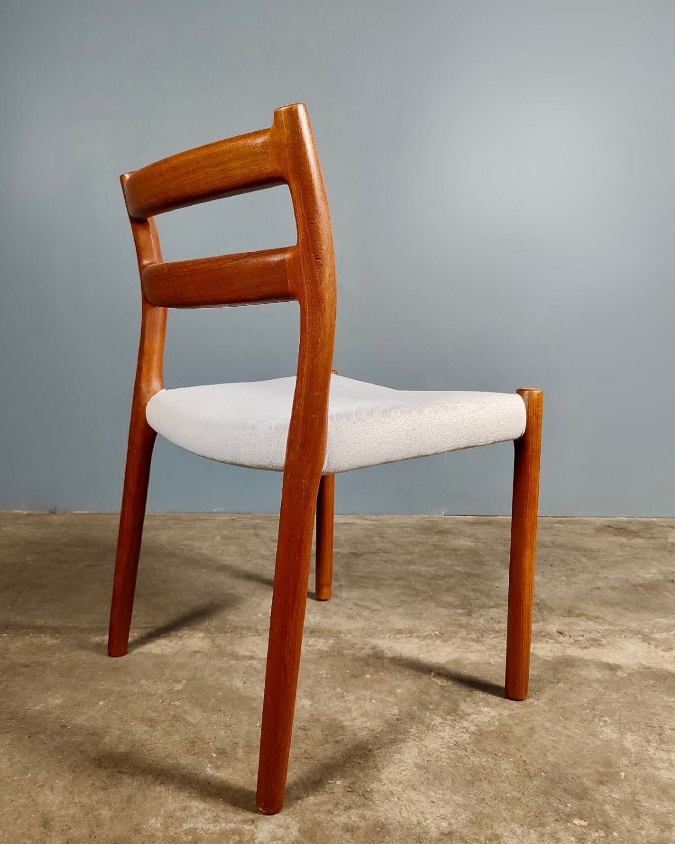 SOLD 4 x Model 84 Teak Dining Chairs Niels Otto Møller J.L Møllers Møbelfabrik Mid Century Vintage Retro MCM