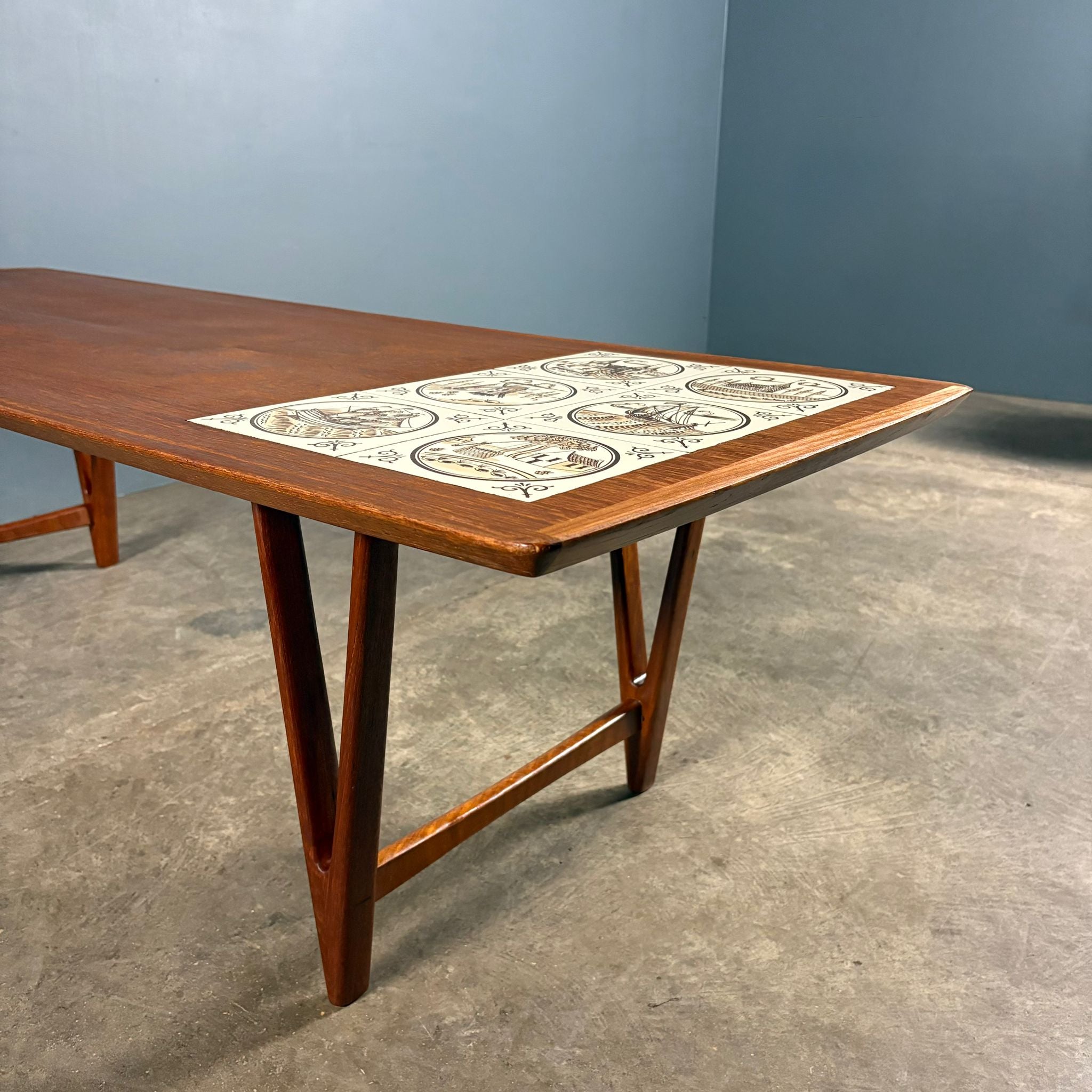 Mid Century Danish Coffee Table By E. W. Bach Kurt Østervig Vintage Retro MCM