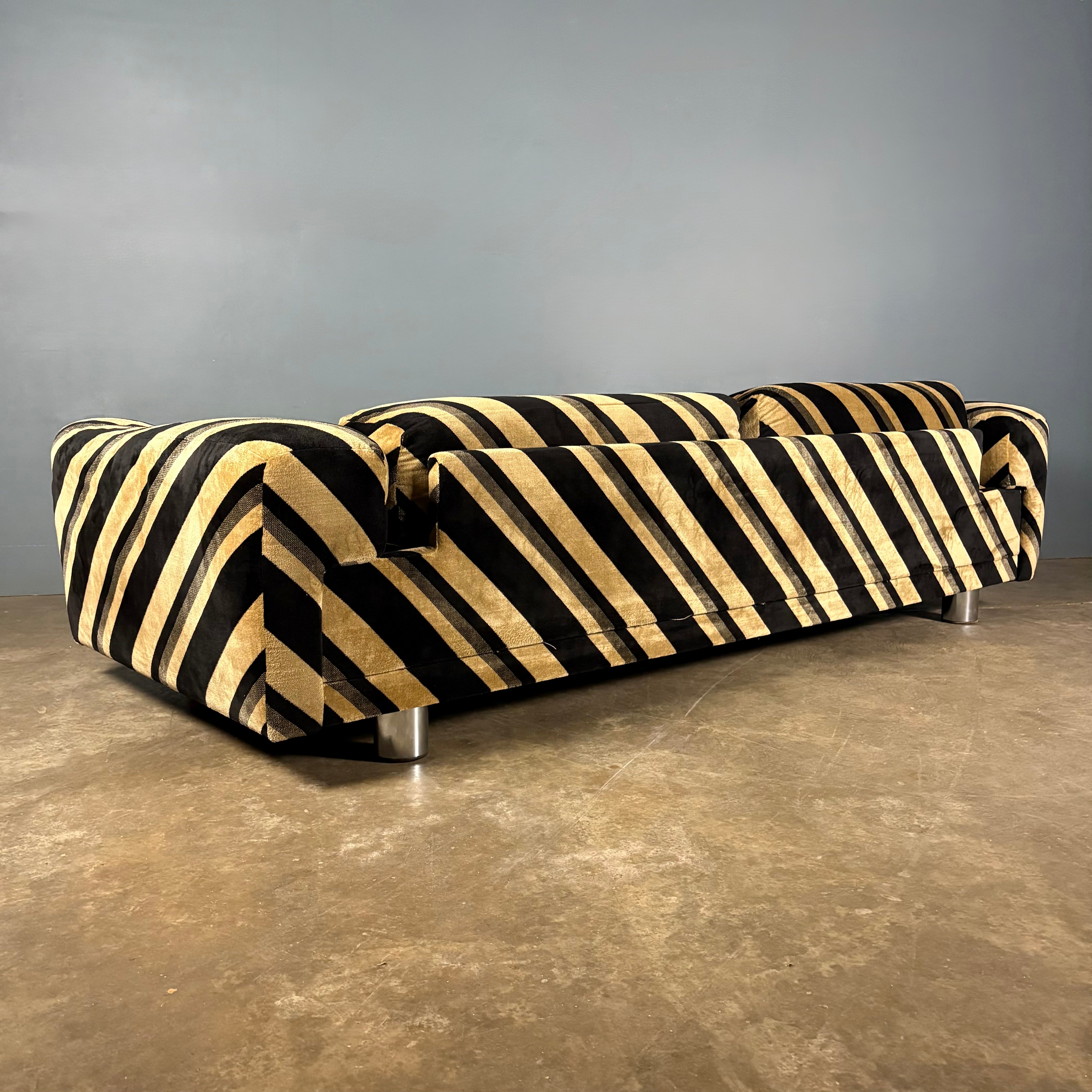 Howard Keith Original Diplomat Three Seater Sofa By HK London Diplomat Mid Century Vintage Retro MCM