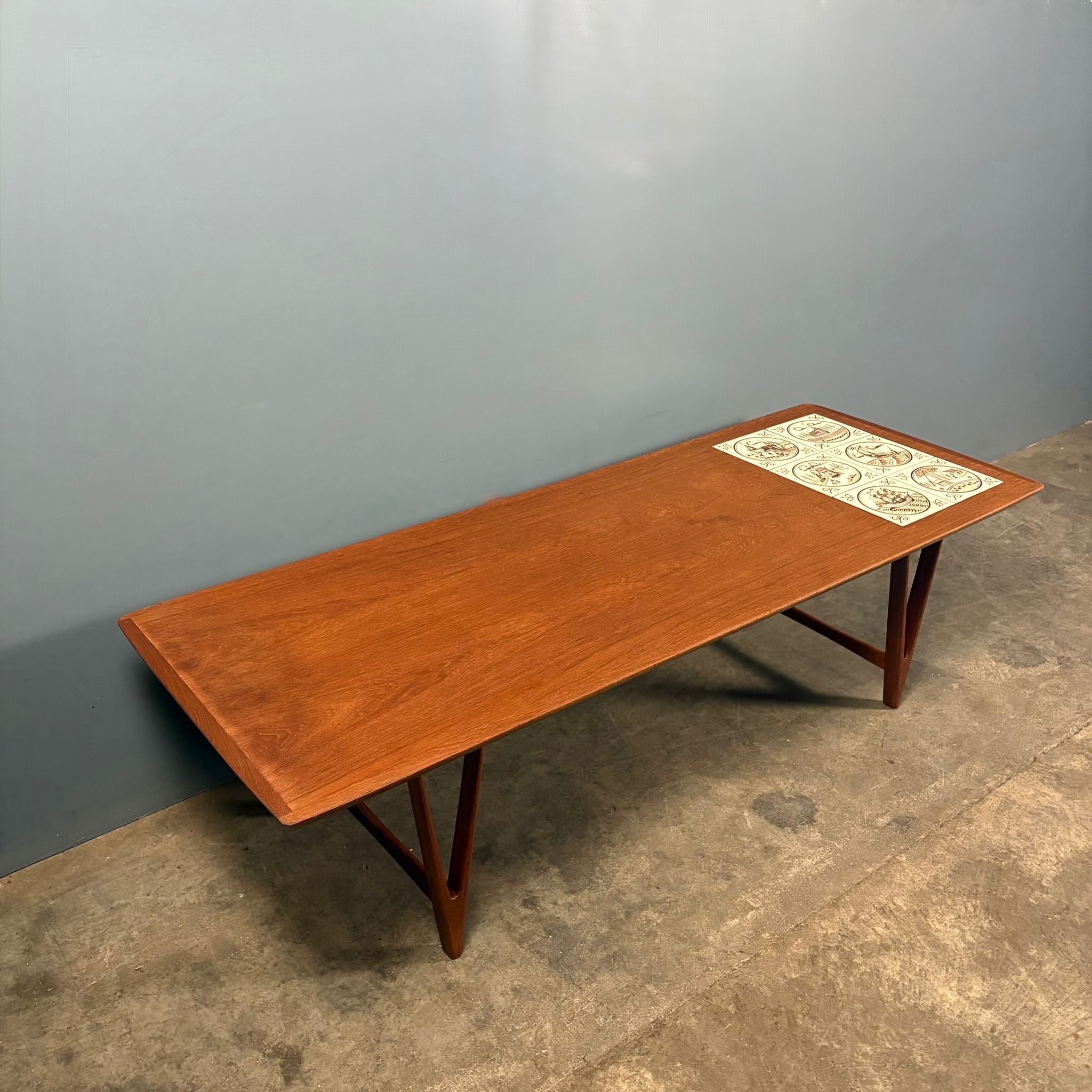 Mid Century Danish Coffee Table By E. W. Bach Kurt Østervig Vintage Retro MCM