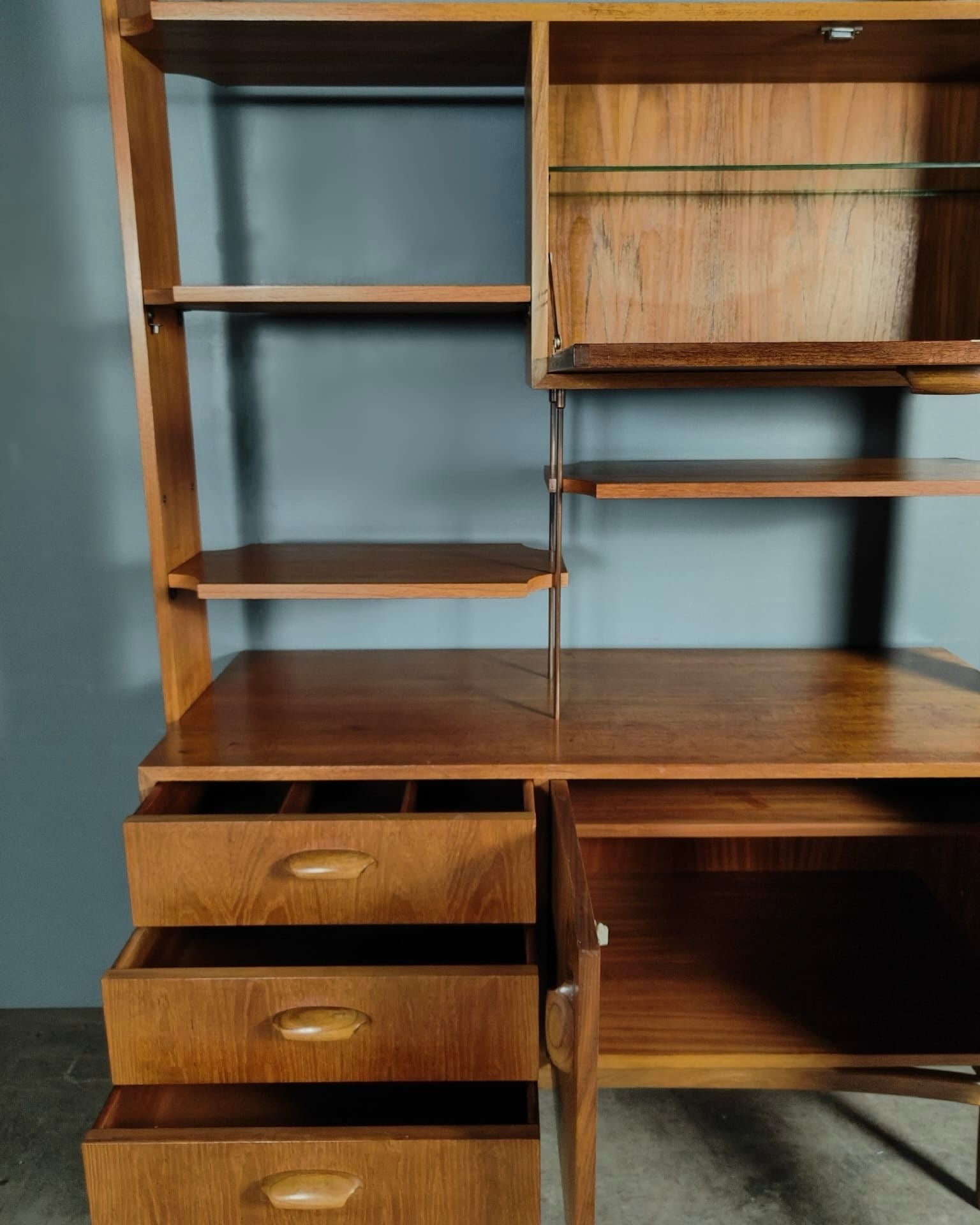 SOLD Mid Century G Plan Librenza Brasilia Teak Room Divider/Bookcase Vintage Retro MCM