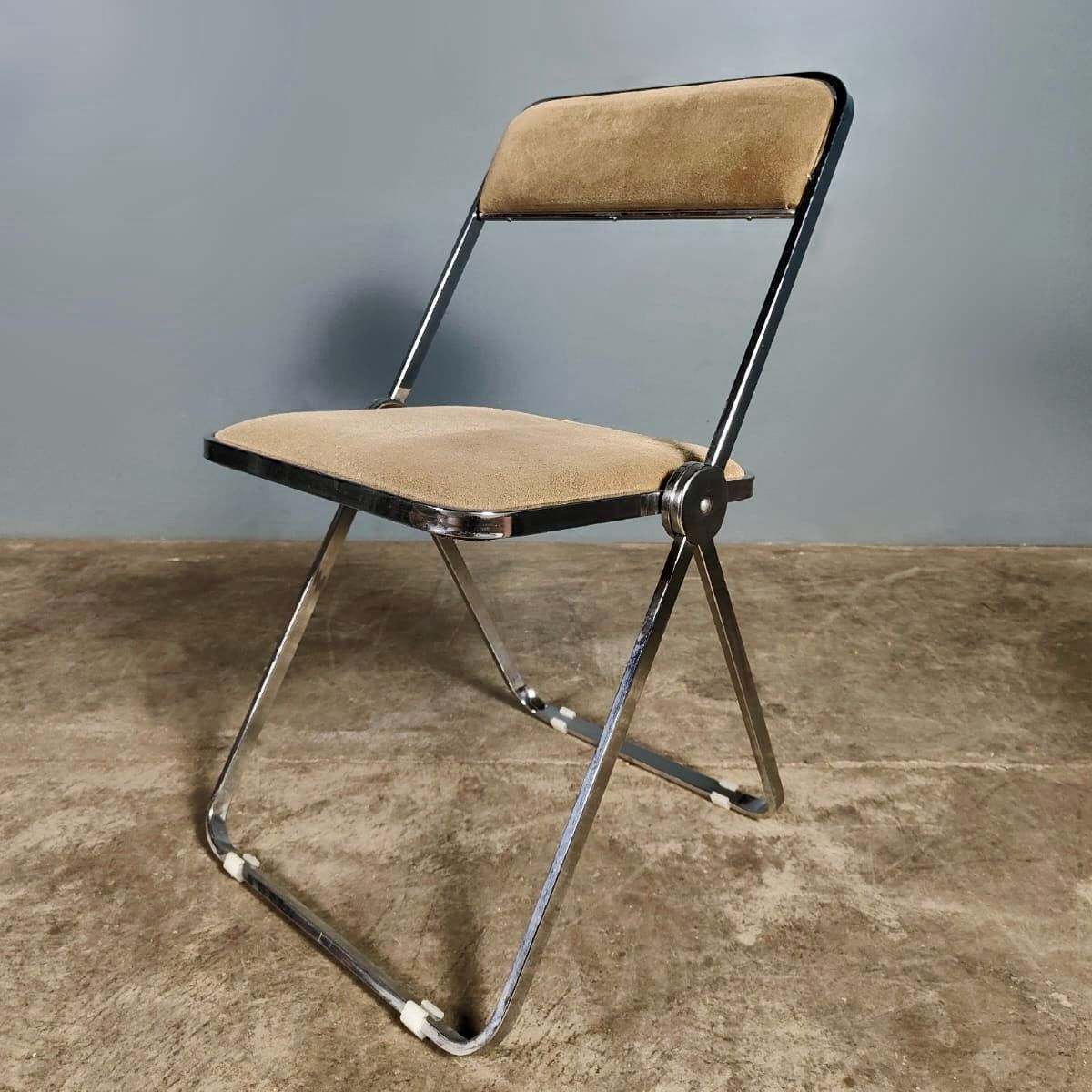SOLD 6 x Mid Century Italian Chrome Folding Dining Chairs By Arredamenti Metallici Vintage Retro MCM