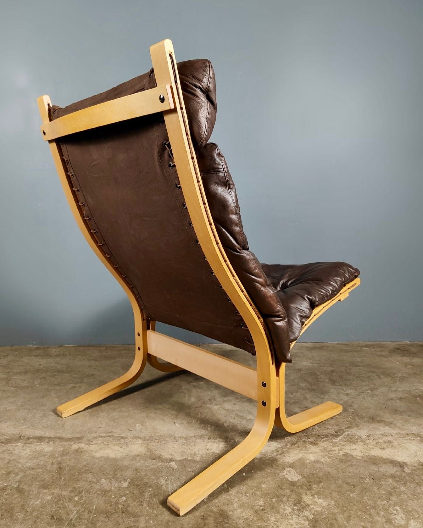 SOLD Pair Of Westnofa Siesta Leather Lounge Chairs By Ingmar Relling Mid Century Vintage Retro MCM