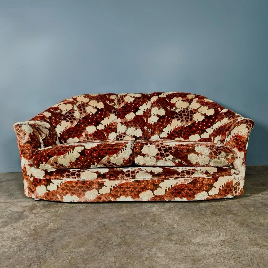 SOLD Mid Century Two Seater Sofa By Englender ‘Caliph’ 1978 Vintage Retro MCM