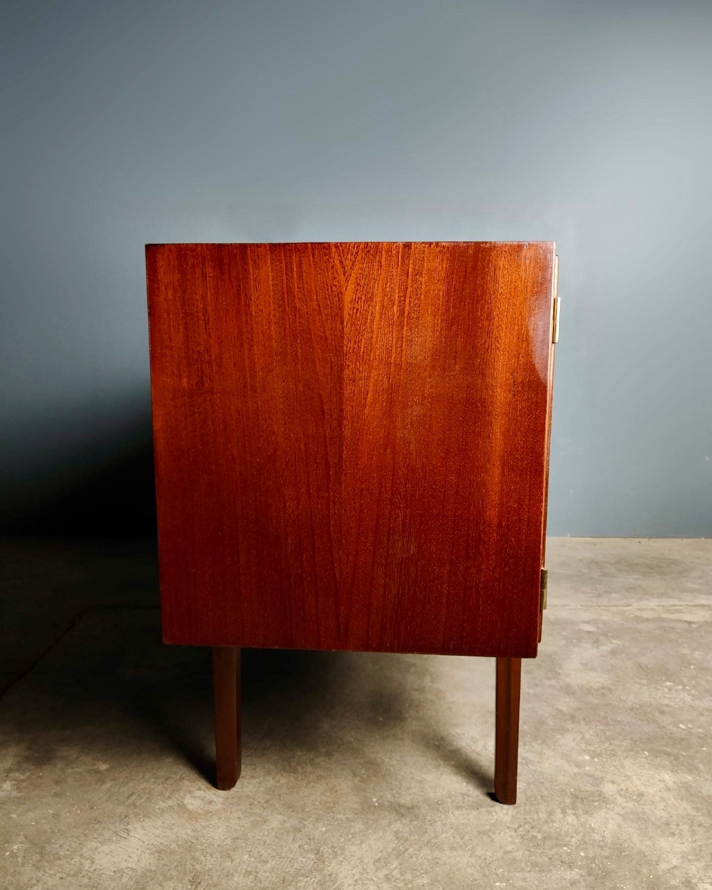 SOLD Rungstedlund Mahogany Danish Sideboard By Ole Wanscher For Poul Jeppesen Mid Century Vintage Retro MCM