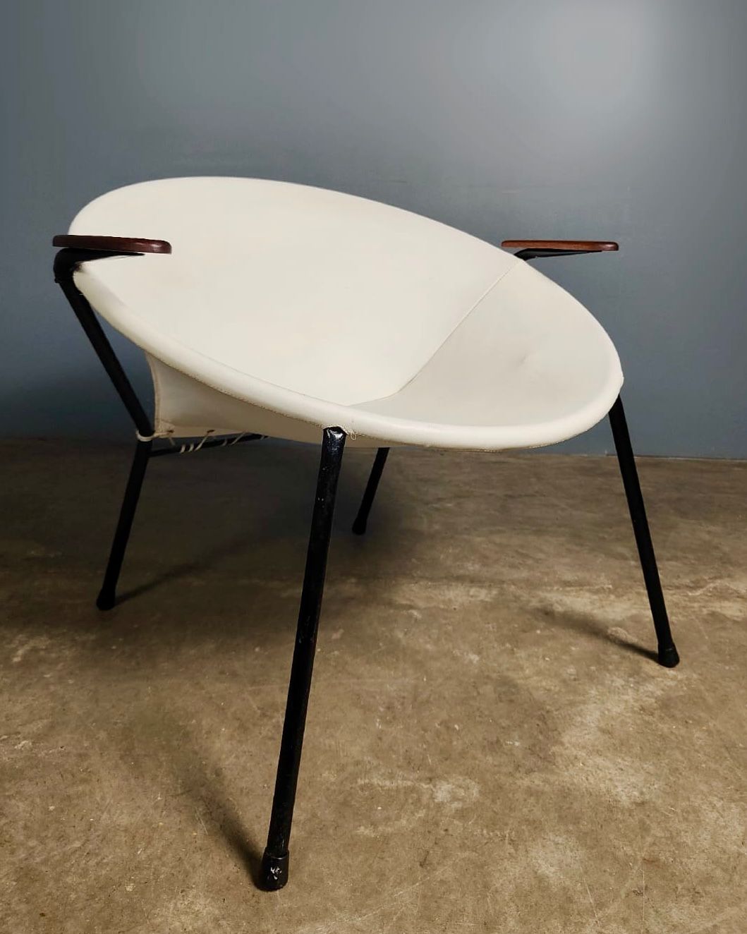 SOLD Hans Olsen Balloon Lounge Chair 1955 Lea Design Danish Mid Century Vintage Retro MCM