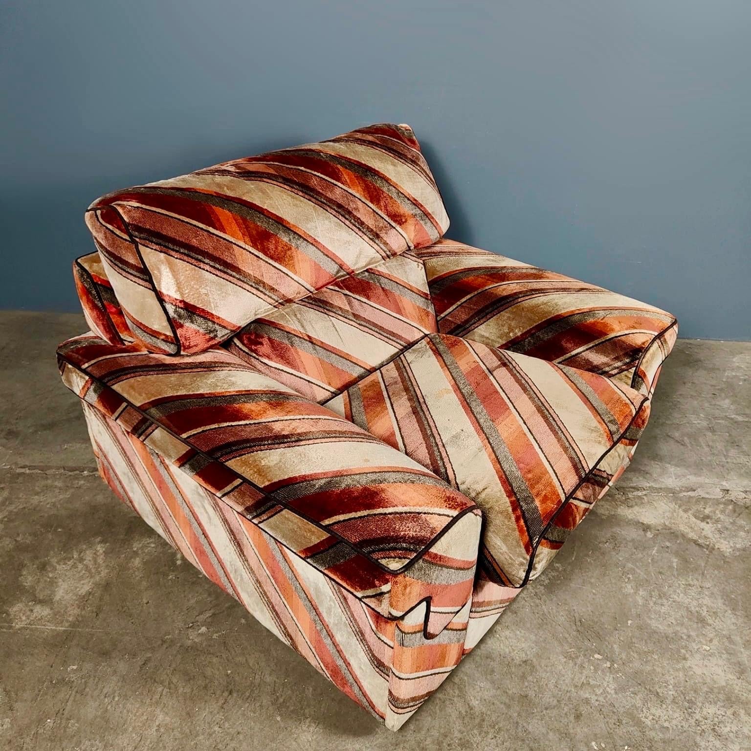 SOLD Pair Of Mid Century Matching Armchairs Vintage Retro MCM