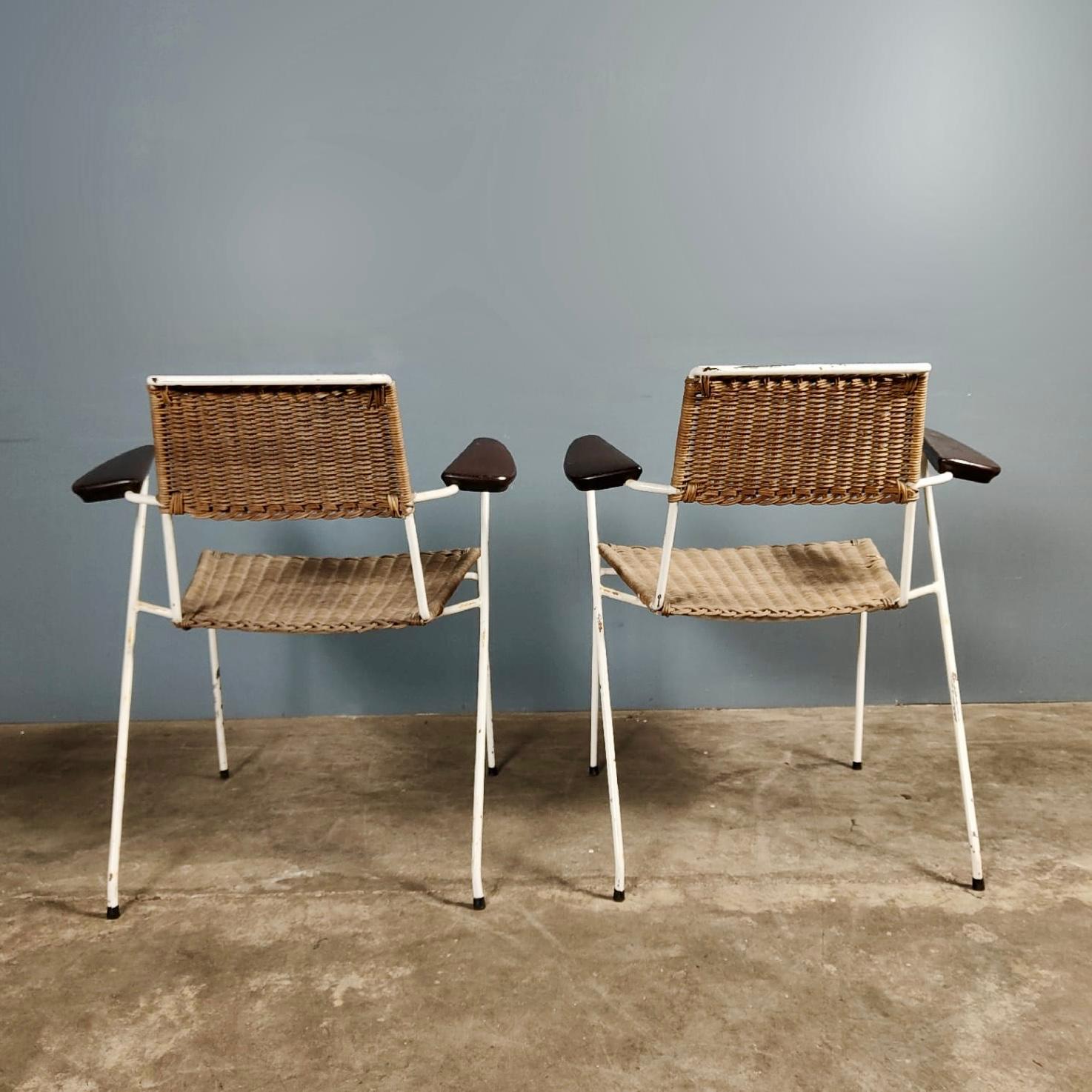 Mid Century German Paul Schneider Wilde & Spieth Dining/Garden Chair Vintage Retro MCM