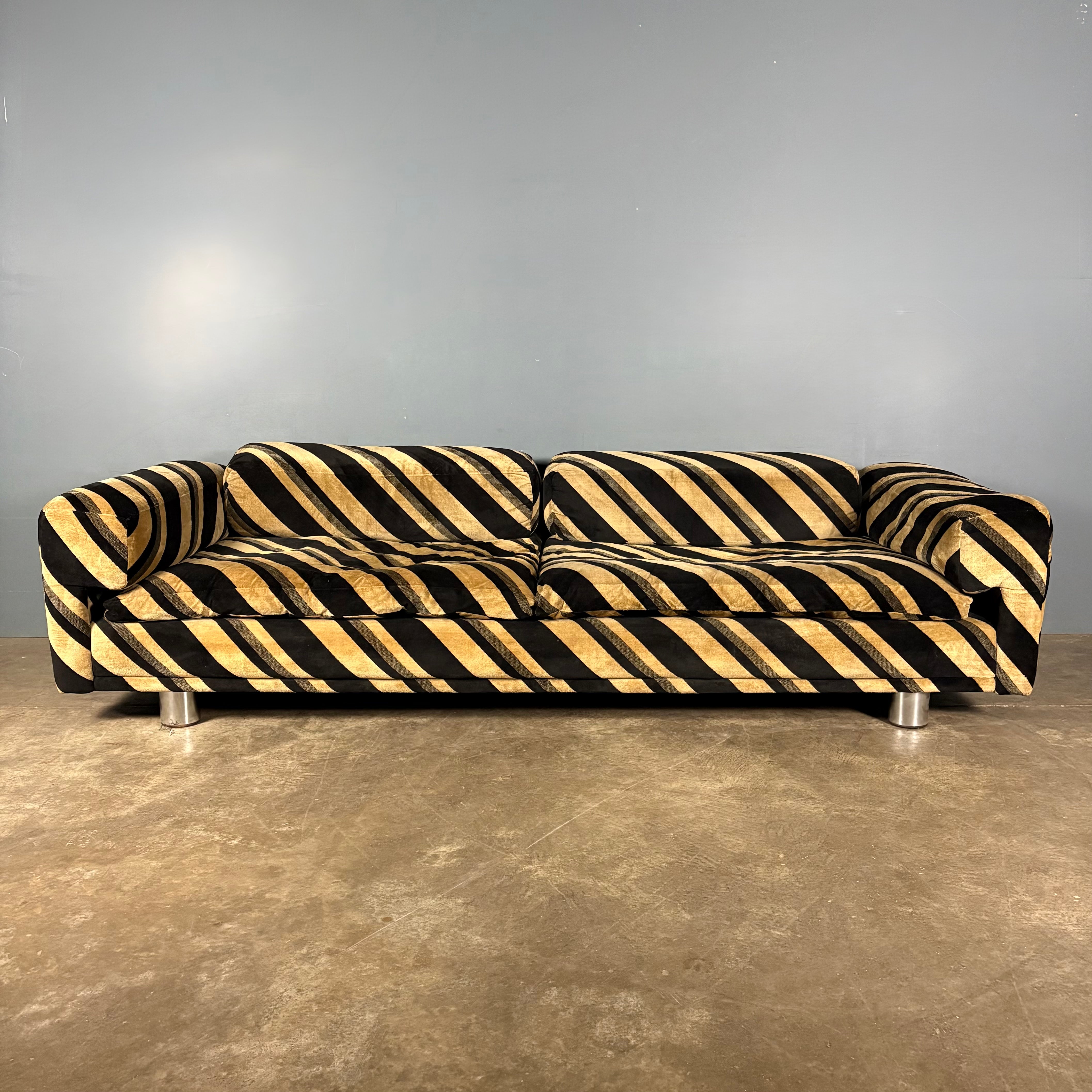 Howard Keith Original Diplomat Three Seater Sofa By HK London Diplomat Mid Century Vintage Retro MCM