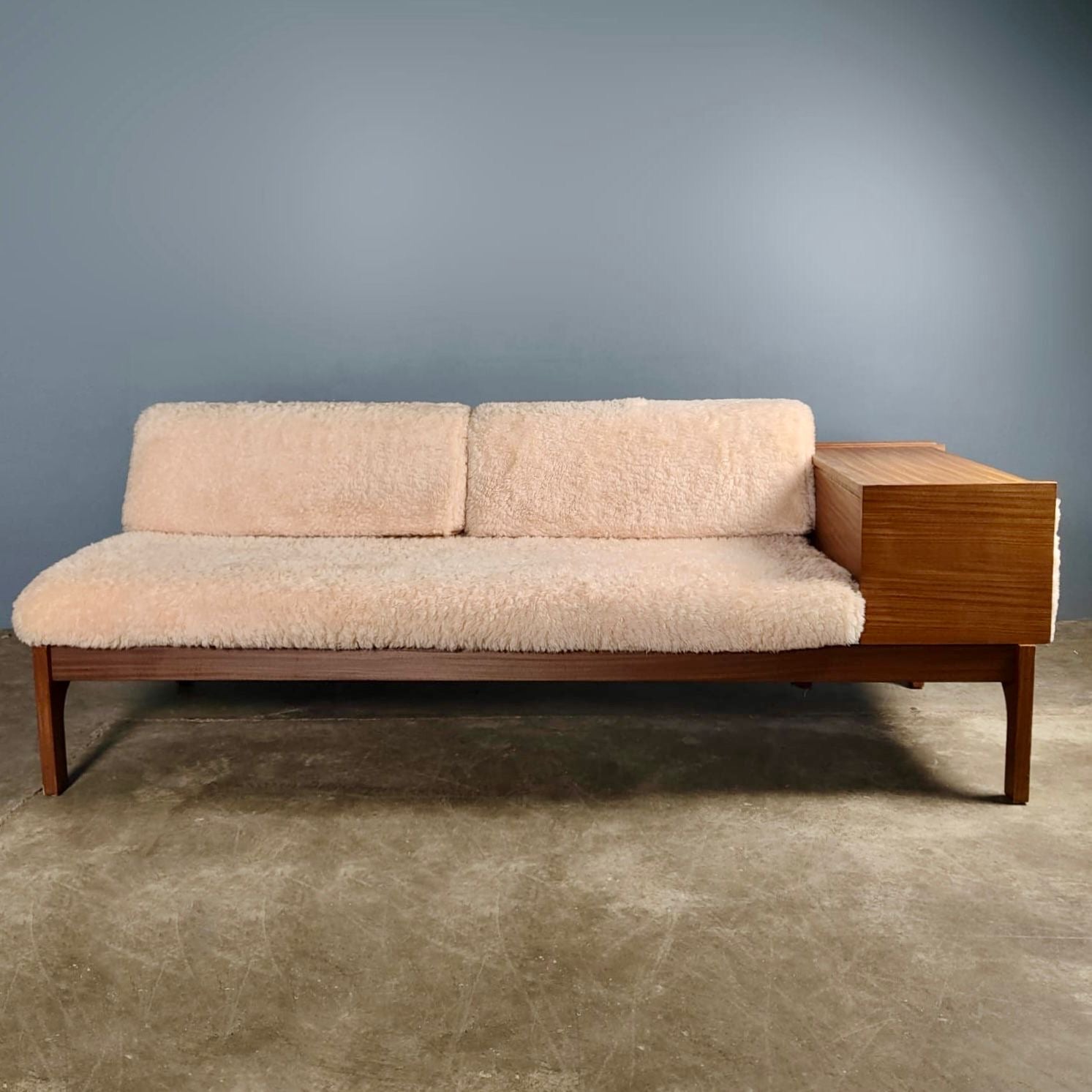 SOLD Toothill Sofa Bed, Three Seater Sofa In Original Upholstery & Coffee Table Mid Century Vintage Retro MCM