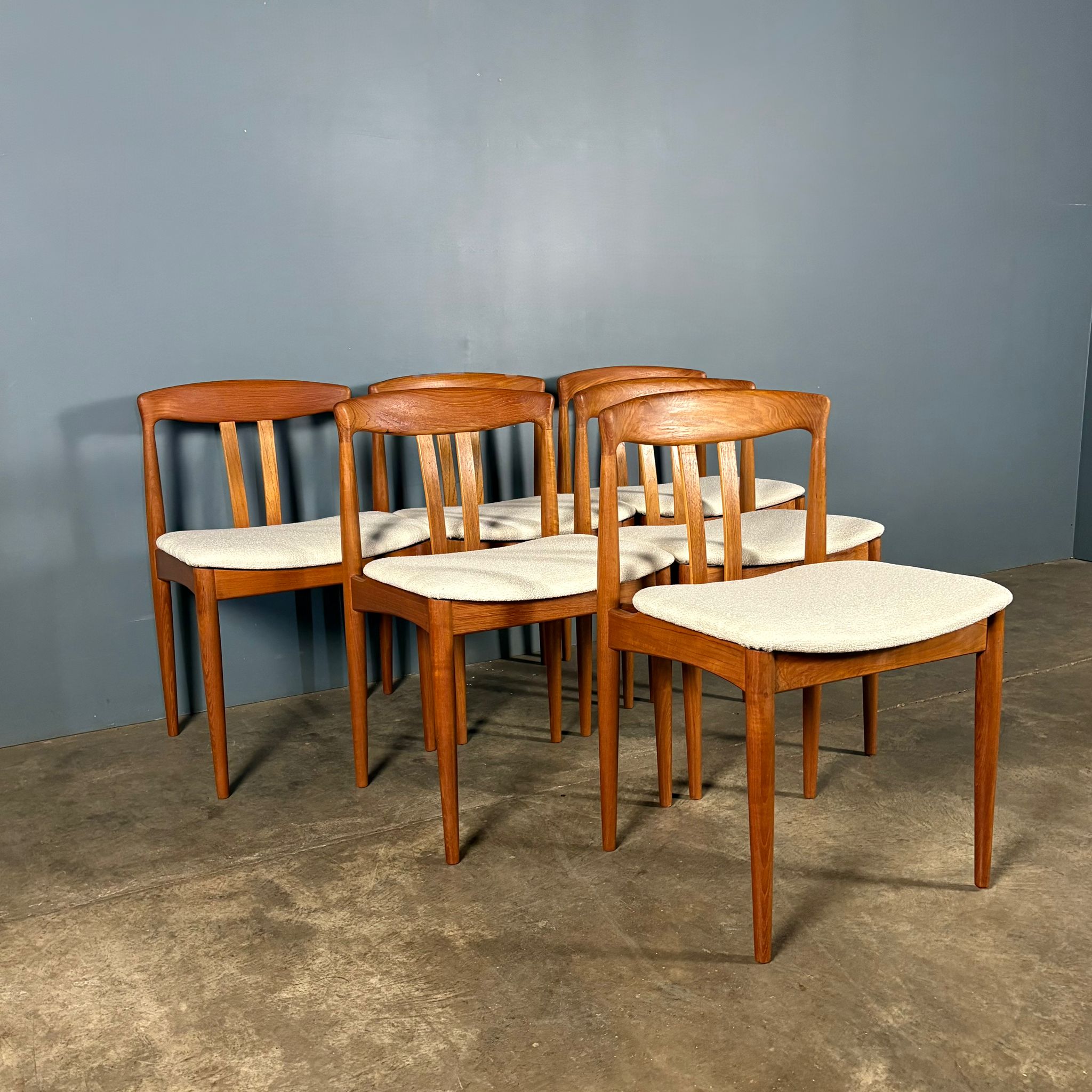 6 x Bramin Danish Teak Dining Chairs Mid Century Vintage Retro MCM