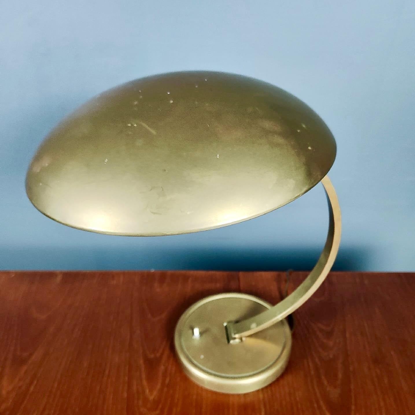SOLD Christian Dell For Kaiser Idell Model 6751 Brass Table/Desk Lamp Mid Century Vintage Retro MCM