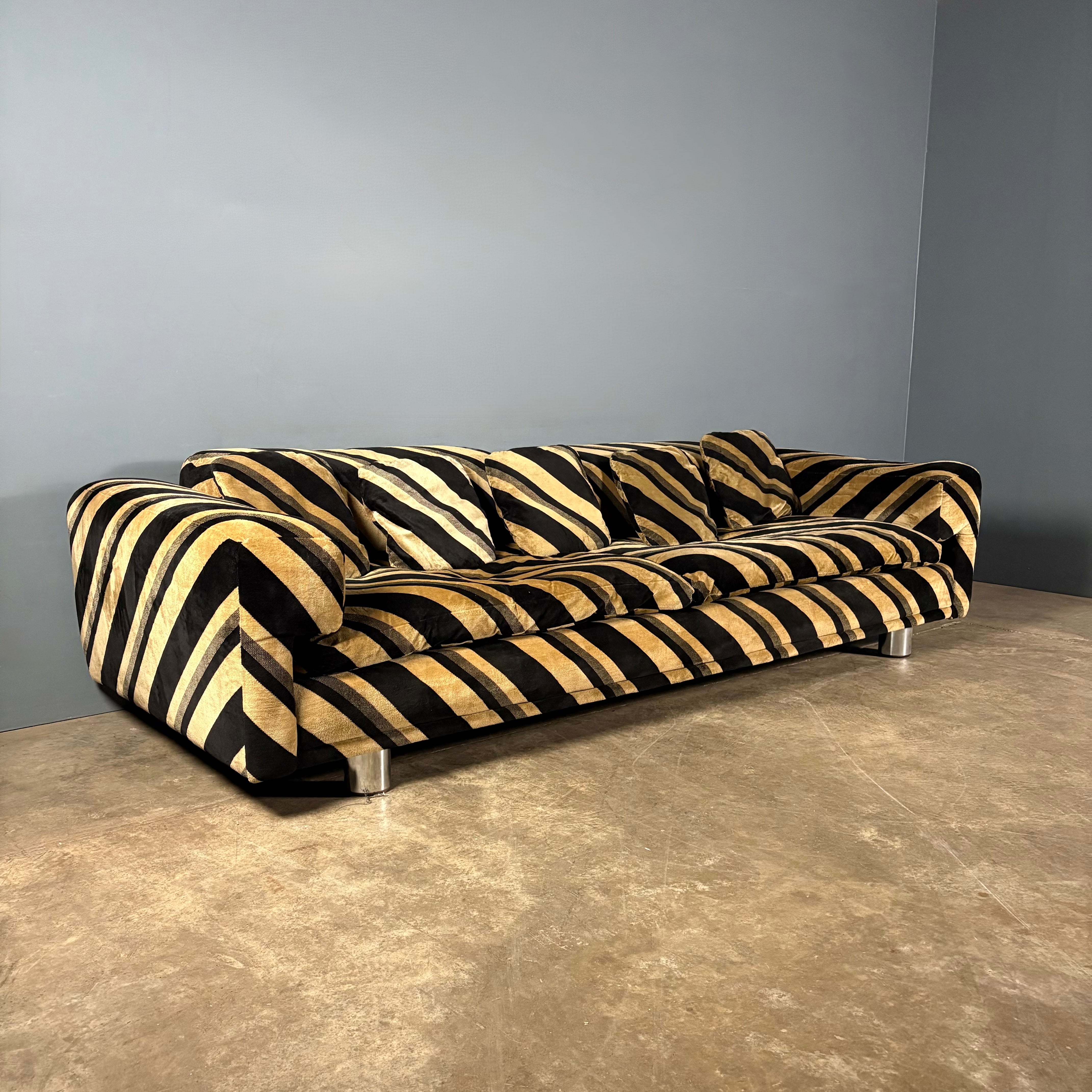 Howard Keith Original Diplomat Three Seater Sofa By HK London Diplomat Mid Century Vintage Retro MCM