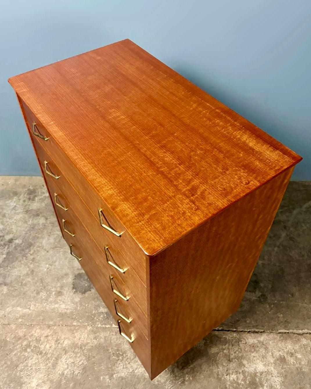 Mid Century Teak Chest Of Drawers Vintage Retro MCM