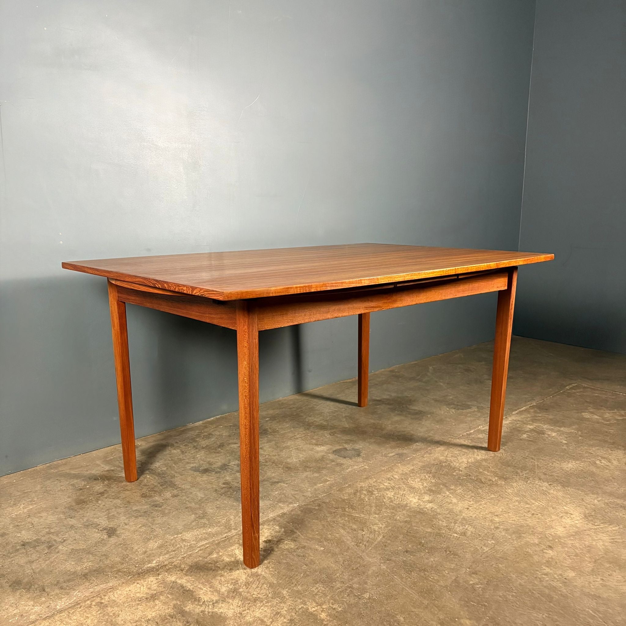 Teak Extendable Dining Table Mid Century Vintage Retro MCM