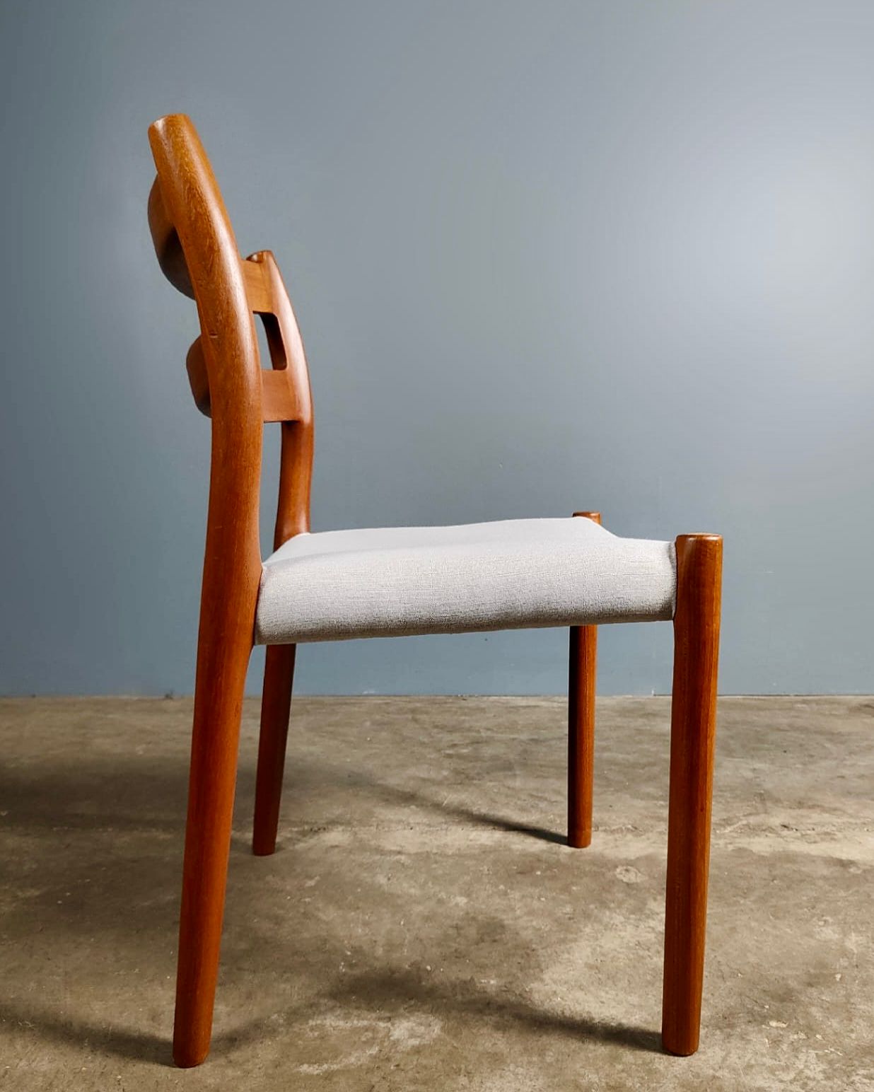 SOLD 4 x Model 84 Teak Dining Chairs Niels Otto Møller J.L Møllers Møbelfabrik Mid Century Vintage Retro MCM