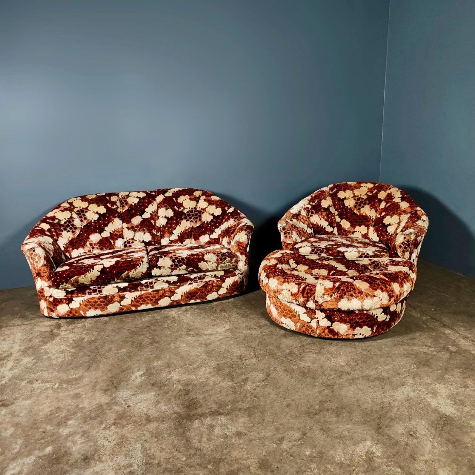 SOLD Mid Century Two Seater Sofa By Englender ‘Caliph’ 1978 Vintage Retro MCM