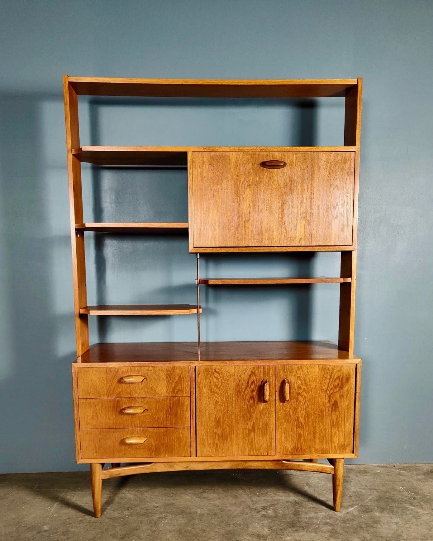 SOLD Mid Century G Plan Librenza Brasilia Teak Room Divider/Bookcase Vintage Retro MCM