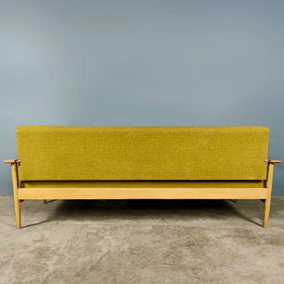 Mid Century Danish Sofa Bed And Matching Armchair