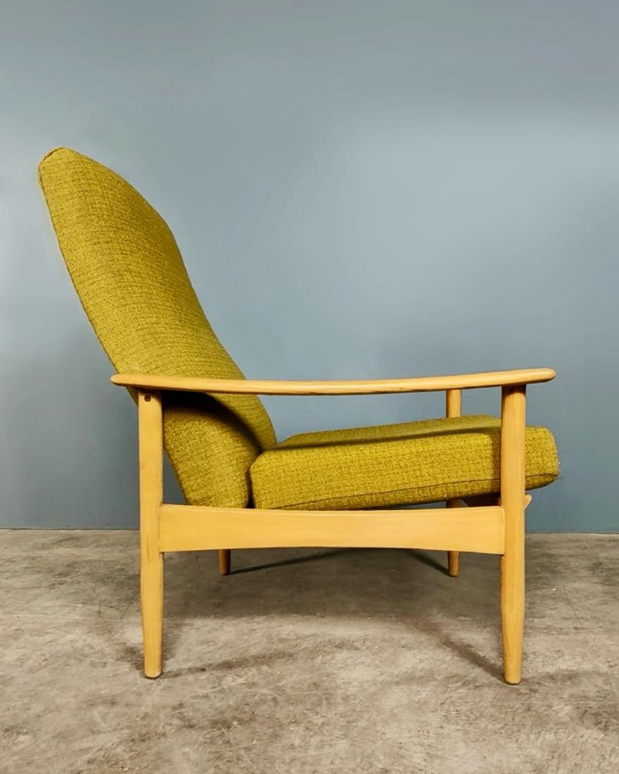 Mid Century Danish Sofa Bed And Matching Armchair