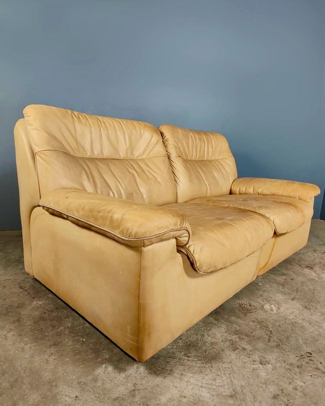 De Sede DS-63 Two Seater Sofa & Matching Armchair