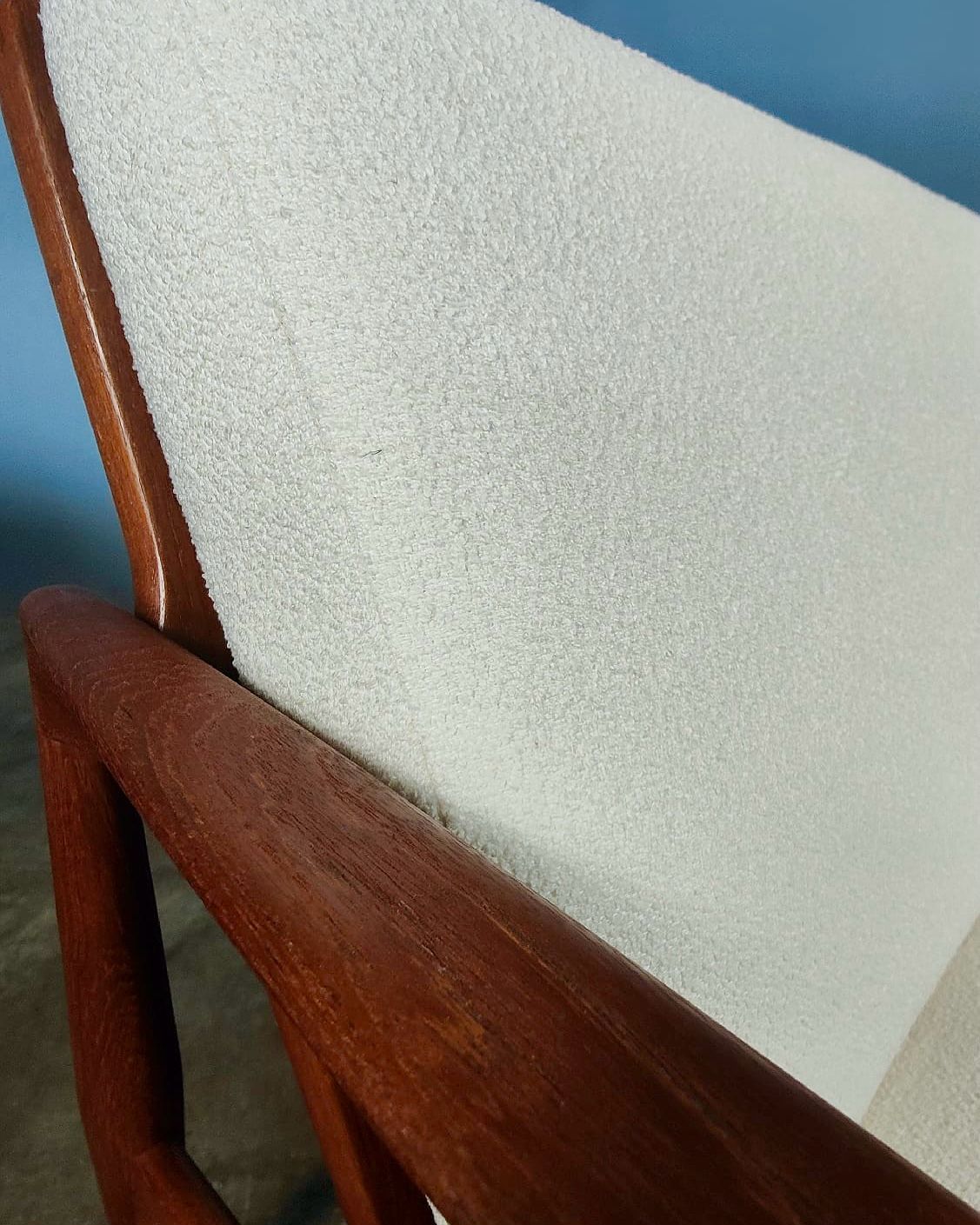 Paper Knife Kai Kristiansen Magnus Olesen 1962 Three Seater Sofa