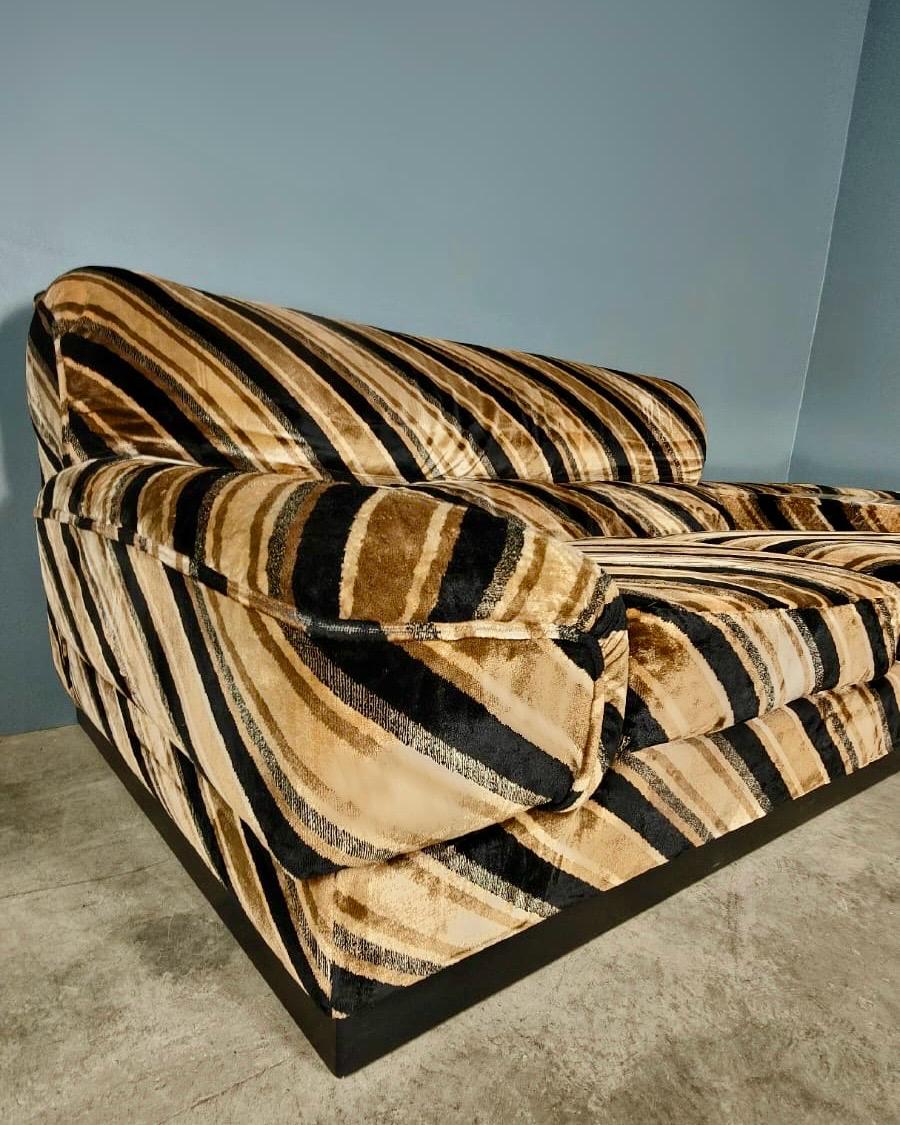SOLD Mid Century Modular Geometric Corner Sofa By Englender Vintage Retro MCM